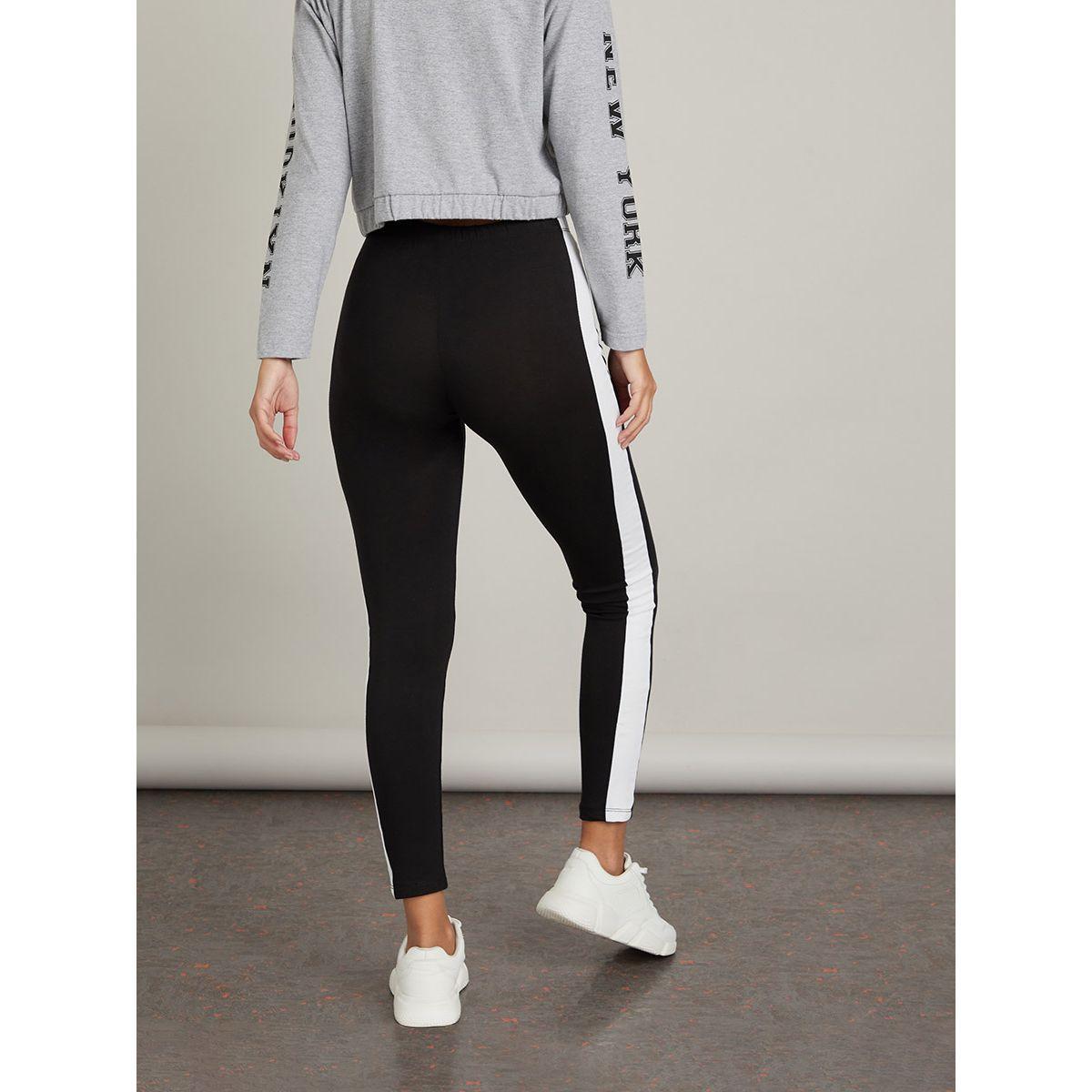 ليقنز مزين بشريط جانبي من ستايلي-women-clothing-bottoms-leggings-image-5