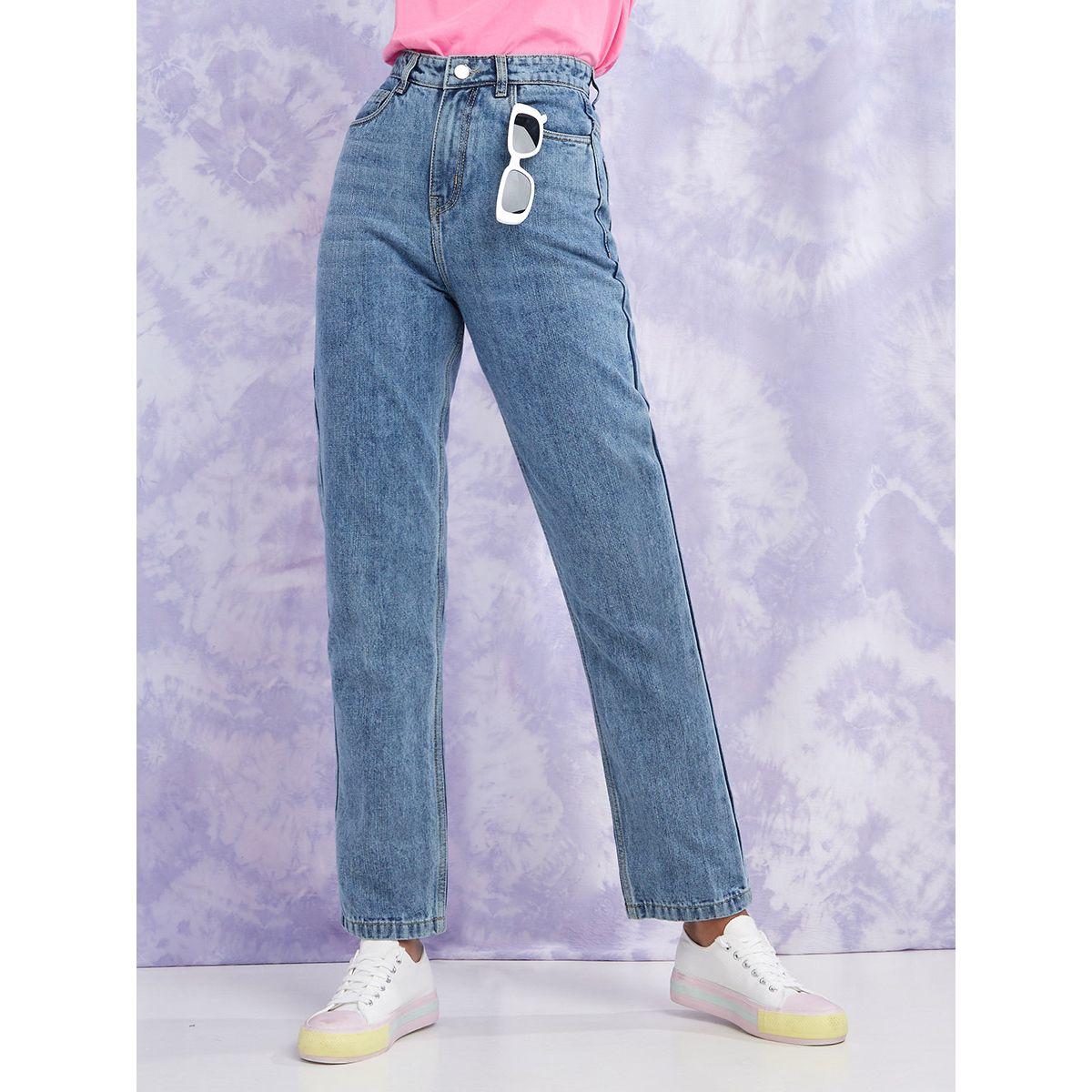 Styli High Rise Straight Leg Jeans-women-clothing-bottoms-jeans-image-1