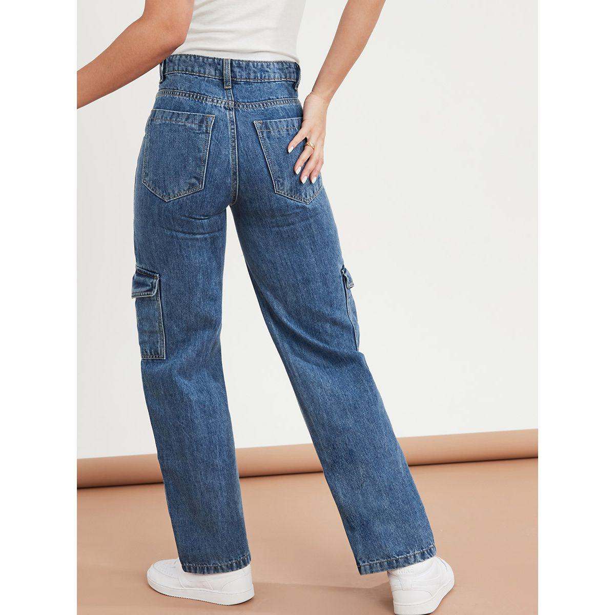 بنطال جينز بقصة ارجل عريضة من ستايلي-women-clothing-bottoms-jeans-image-4