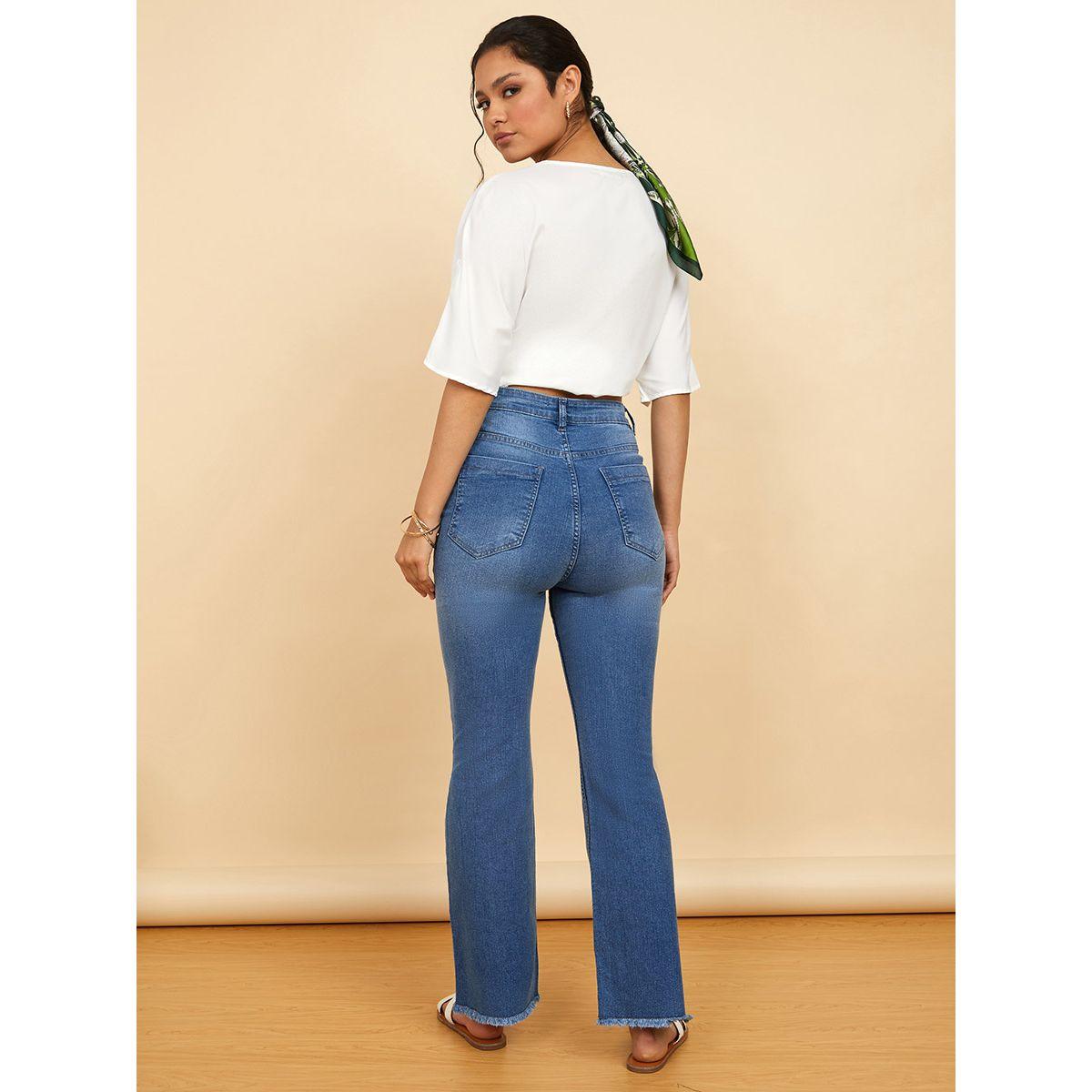 Styli Frayed Edge High Rise Flared Jeans-women-clothing-bottoms-jeans-image-4