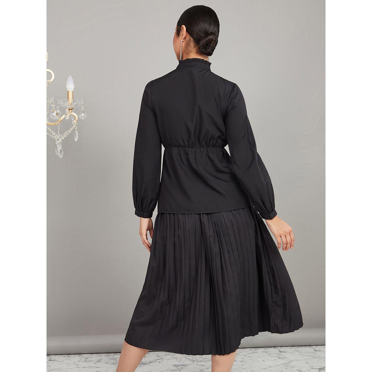 طقم منسق ( تنورة ميدي + بلوزة ) من ستايلي-women-clothing-coordsets-image-4