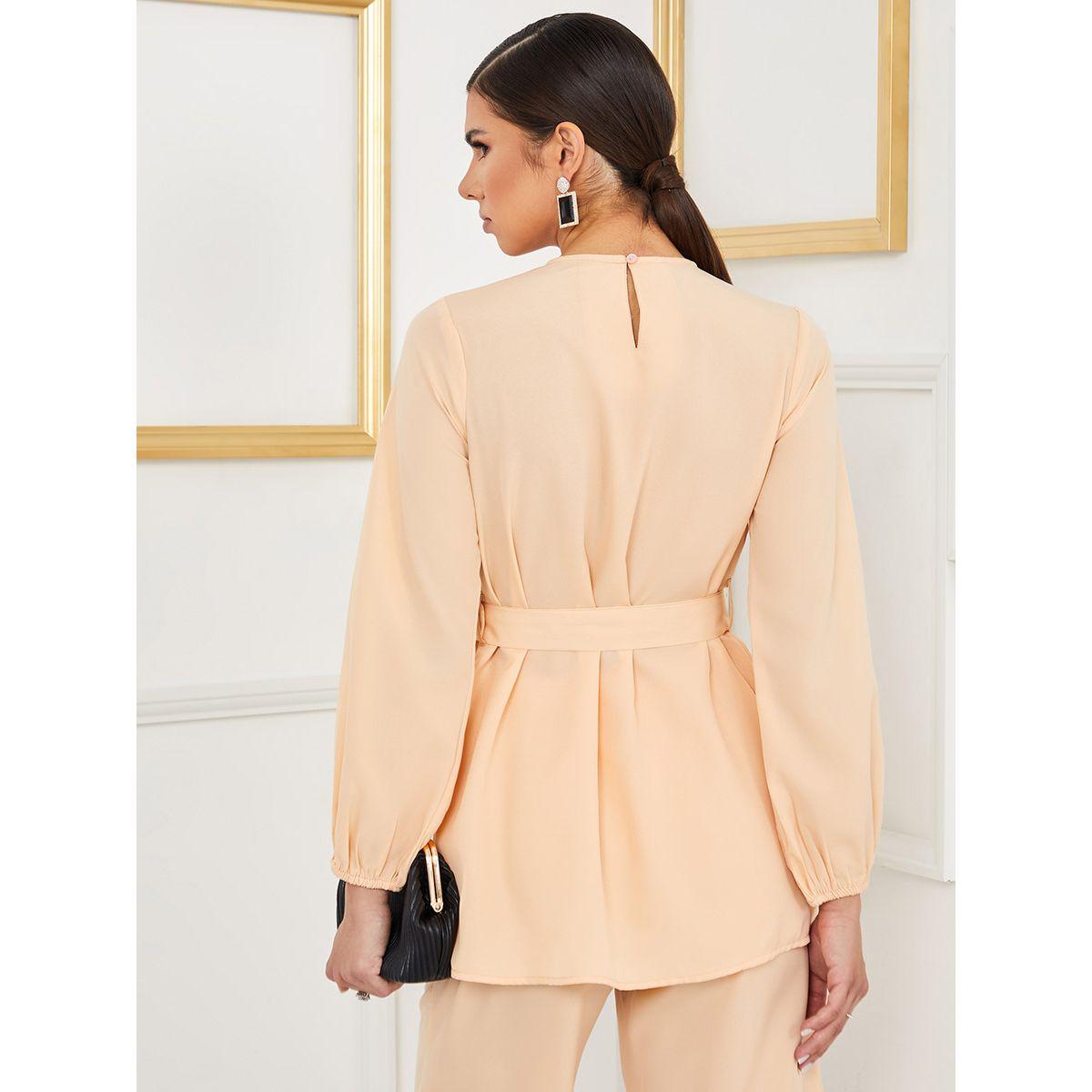 طقم من ( بنطال + بلوزة ) من ريد تايب-women-clothing-coordsets-image-4