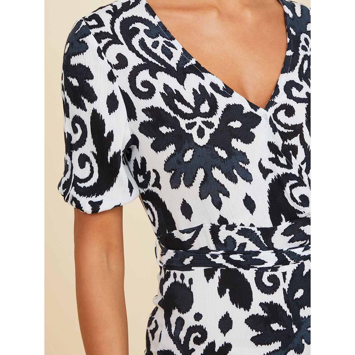 جمبسوت بنمط لف واكمام قصيرة من ستايلي-women-clothing-jumpsuits-image-4