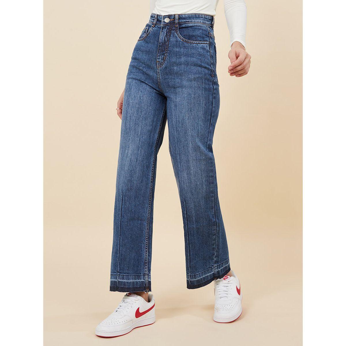 Styli High Rise Wide Leg Jeans-women-clothing-bottoms-jeans-image-1