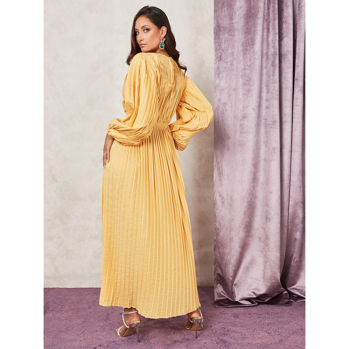 فستان طويل باكمام طويلة من ستايلي-women-clothing-dresses-image-4