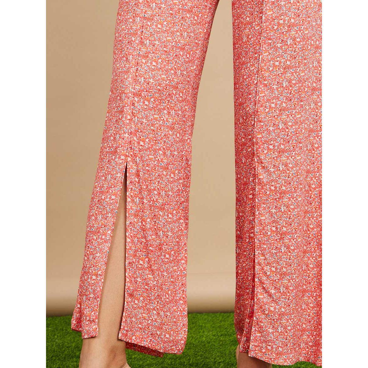 Styli Floral Print Split Hem Wide Leg Trouser-women-clothing-bottoms-trousers-image-4