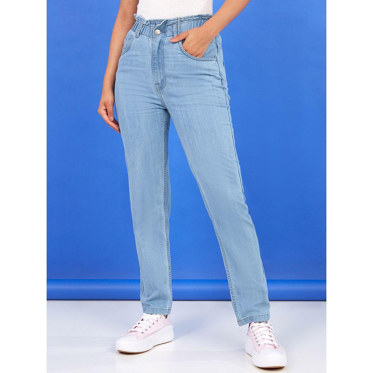 Styli Paperbag Waist Mom Jeans-women-clothing-bottoms-jeans-image-1