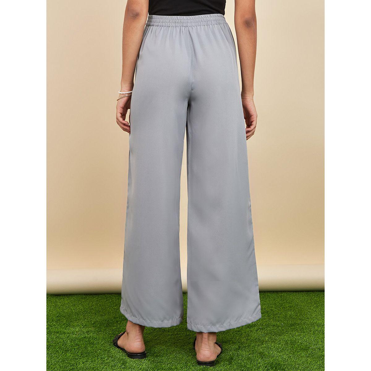 Styli Elasticated Waist Band Wide Leg Trouser-women-clothing-bottoms-trousers-image-4