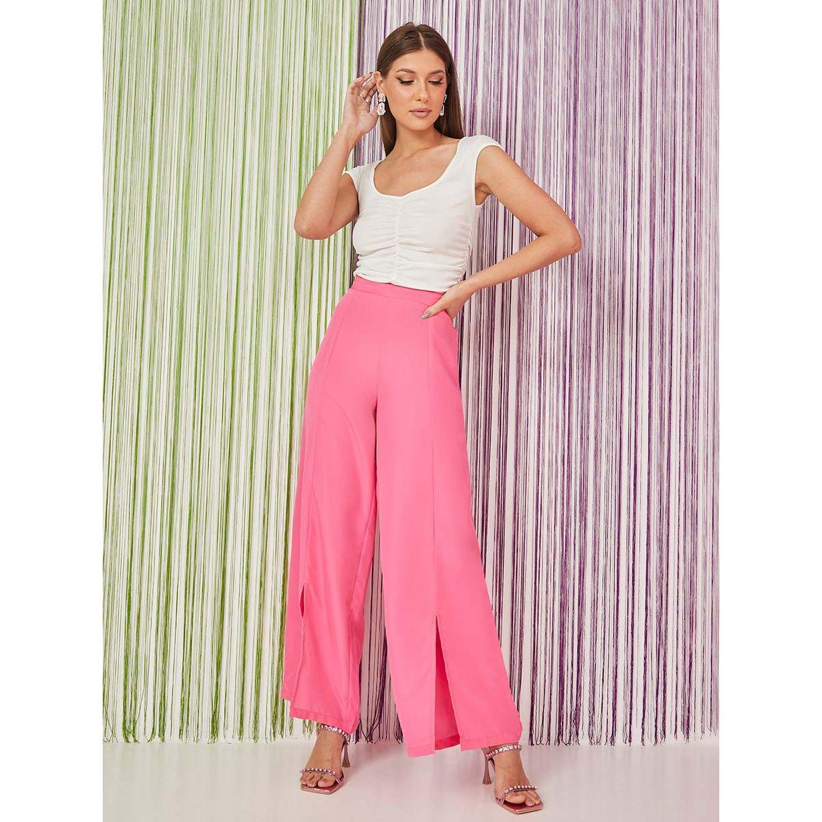 Styli High Waist Split Hem Trouser-women-clothing-bottoms-trousers-image-1