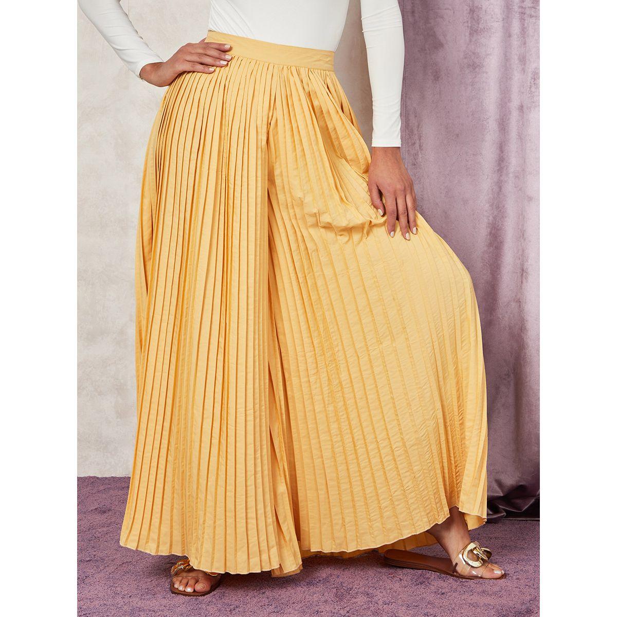 Styli Extreme Wide Leg Pleated Trouser-women-clothing-bottoms-trousers-image-1