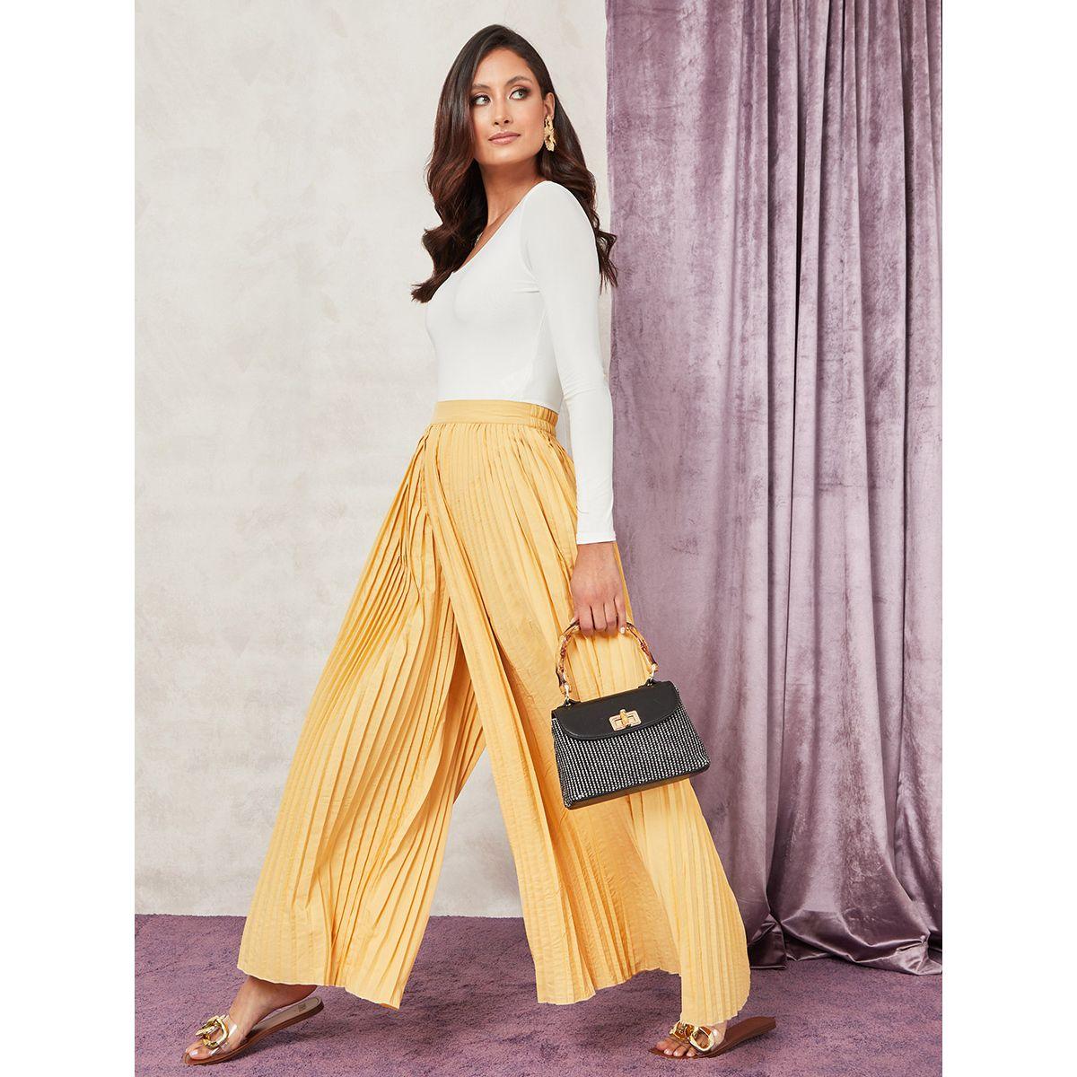 Styli Extreme Wide Leg Pleated Trouser-women-clothing-bottoms-trousers-image-3