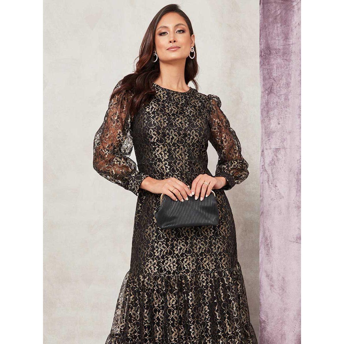 فستان طويل باكمام طويلة من ستايلي-women-clothing-dresses-image-2
