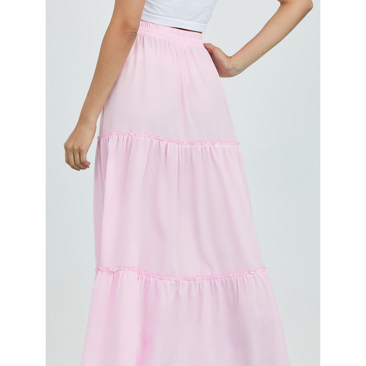 تنورة طويلة برباط خصر من ستايلي-women-clothing-bottoms-skirts-image-4