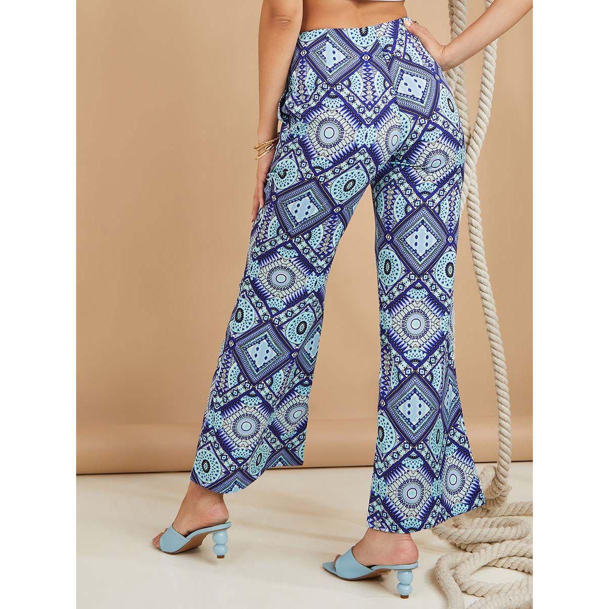 Styli Geometric Print High Rise Straight Leg Trouser-women-clothing-bottoms-trousers-image-5