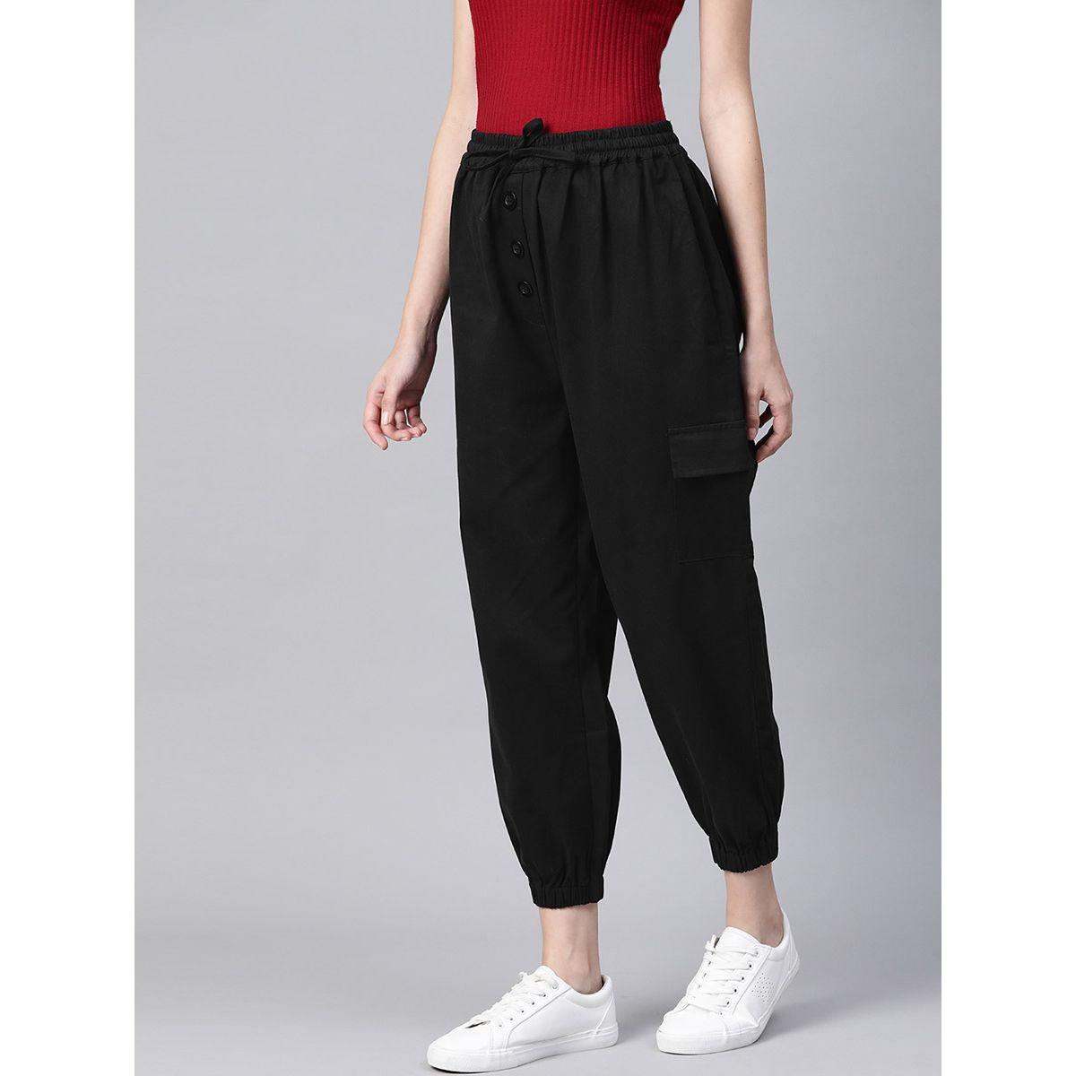 بنطال بخصر عالي واربطة من ستايلي-women-clothing-bottoms-trousers-image-2