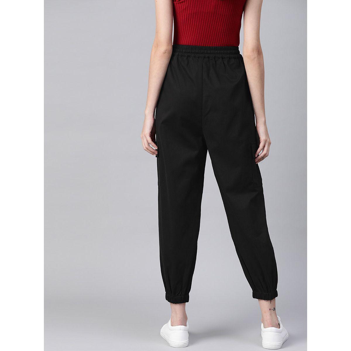 بنطال بخصر عالي واربطة من ستايلي-women-clothing-bottoms-trousers-image-3