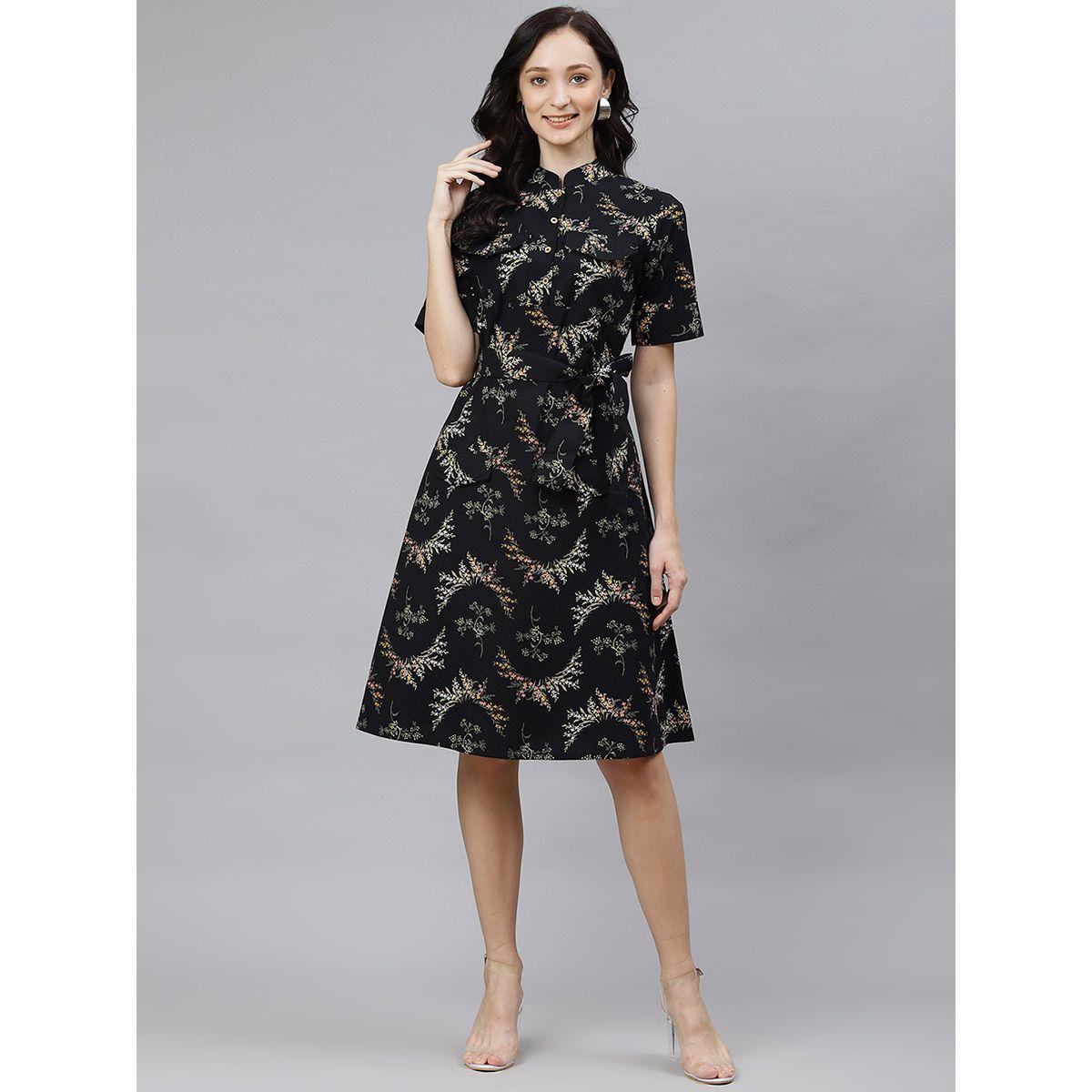 فستان مطبع بزهور من ستايلي-women-clothing-dresses-image-1