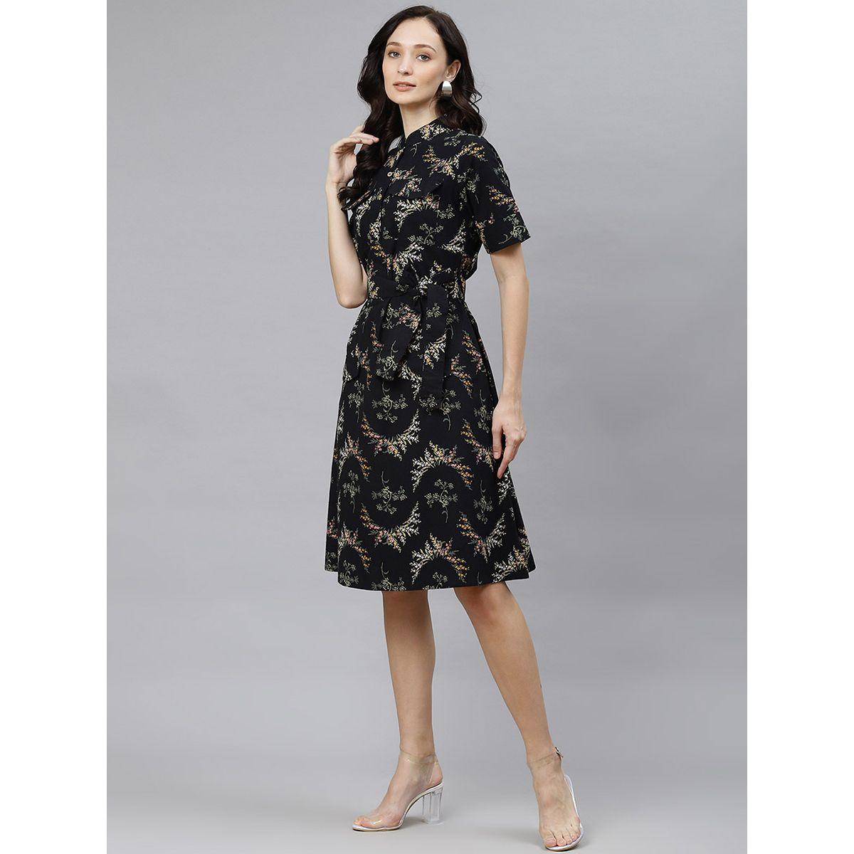 فستان مطبع بزهور من ستايلي-women-clothing-dresses-image-3
