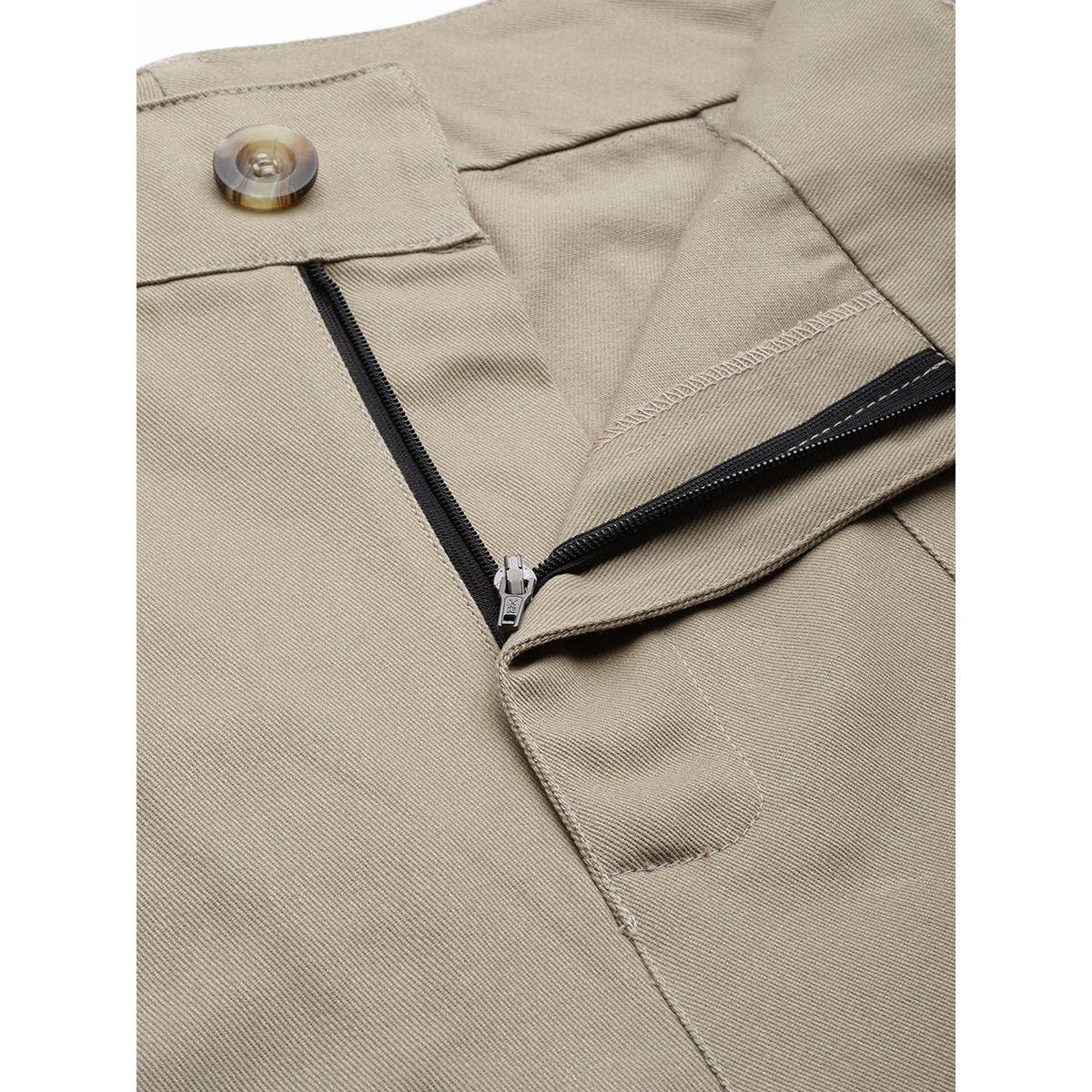 Styli Ring Detail Belt Cuffed Trouser-women-clothing-bottoms-trousers-image-5