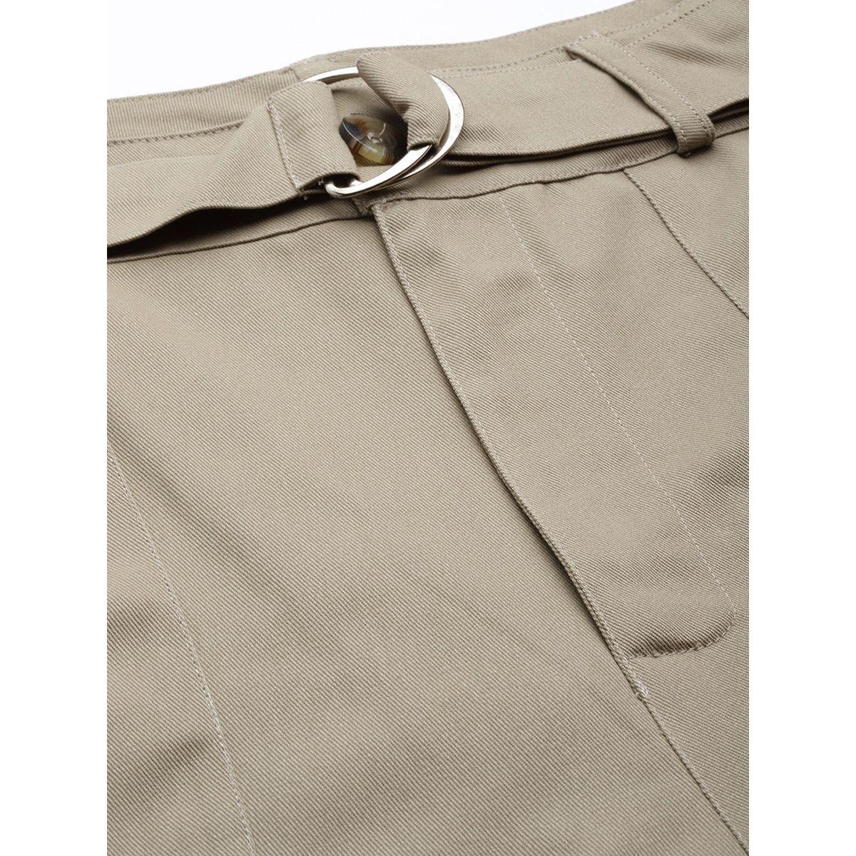 Styli Ring Detail Belt Cuffed Trouser-women-clothing-bottoms-trousers-image-6