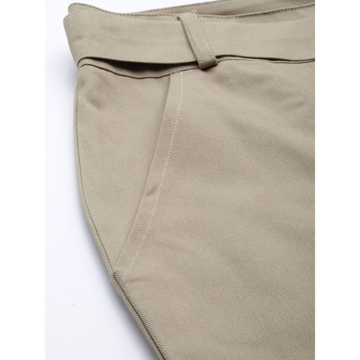 Styli Ring Detail Belt Cuffed Trouser-women-clothing-bottoms-trousers-image-7