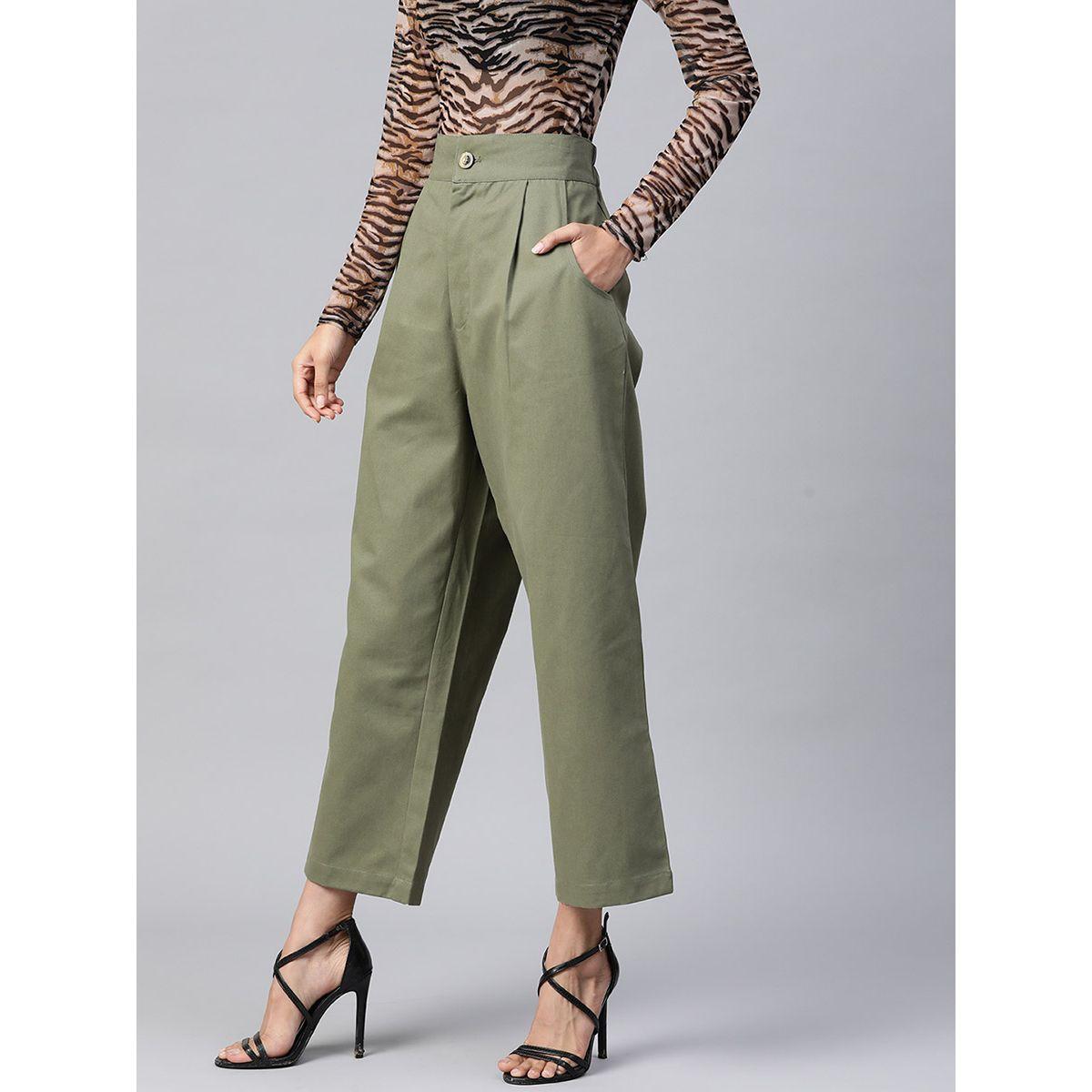 بنطال بخصر عالي من ستايلي-women-clothing-bottoms-trousers-image-2
