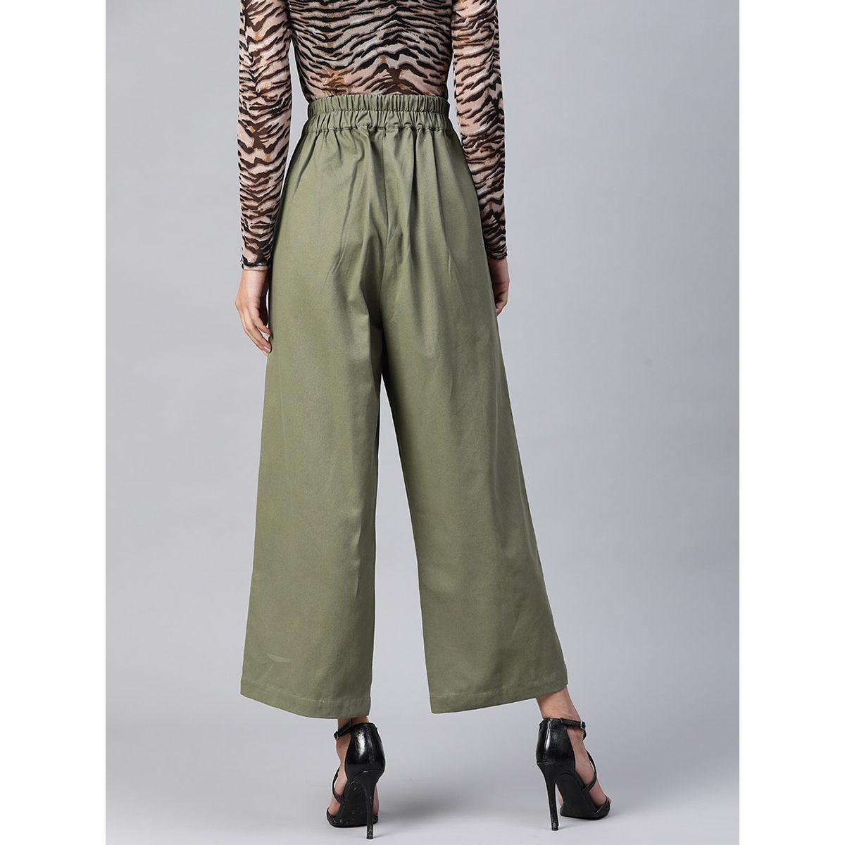 بنطال بخصر عالي من ستايلي-women-clothing-bottoms-trousers-image-3