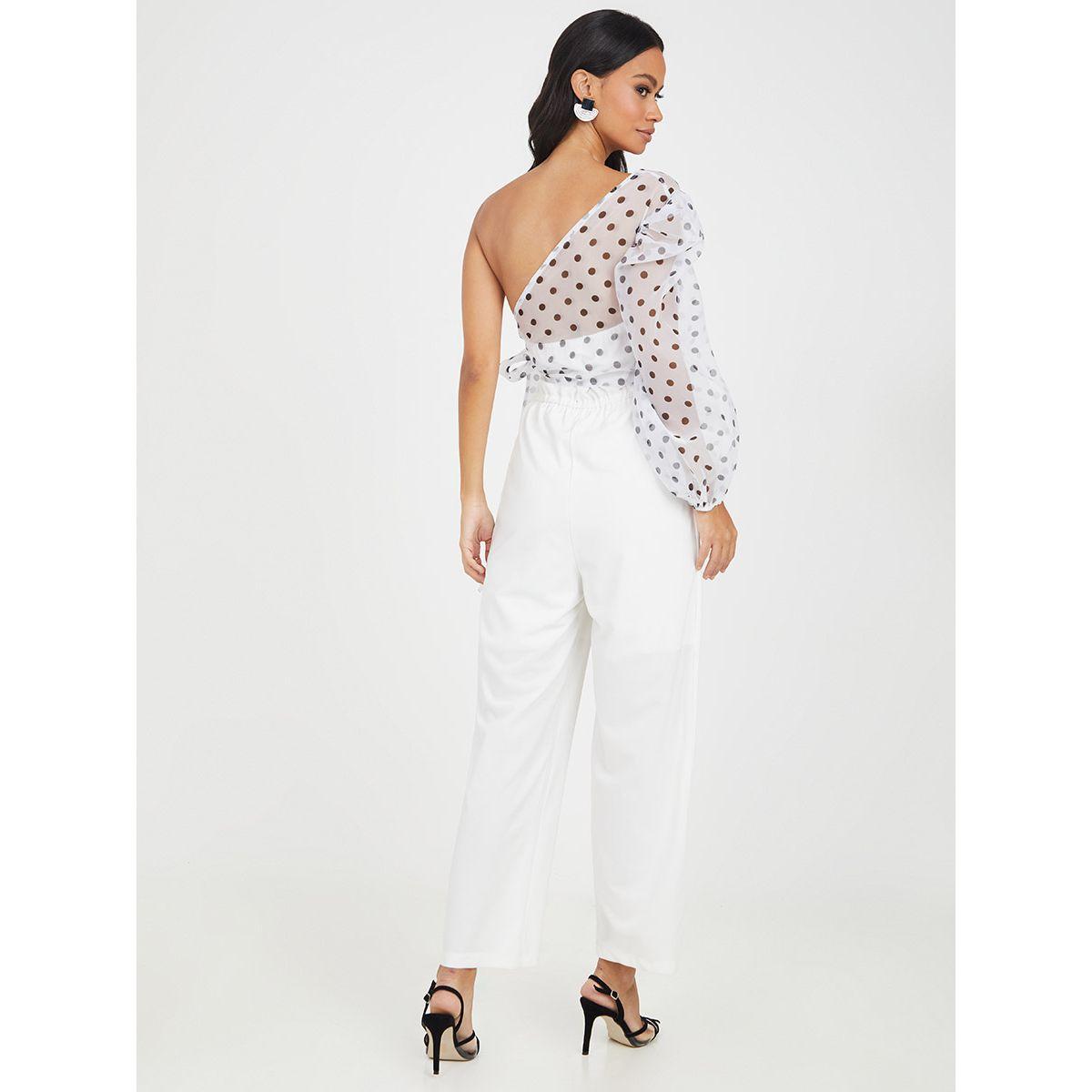 Styli One Shoulder Sweetheart Neck Jumpsuit with Polka Dot Print-women-clothing-jumpsuits-image-4