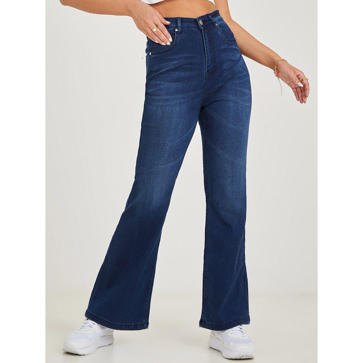 Styli High Rise Flare Leg Jeans-women-clothing-bottoms-jeans-image-1