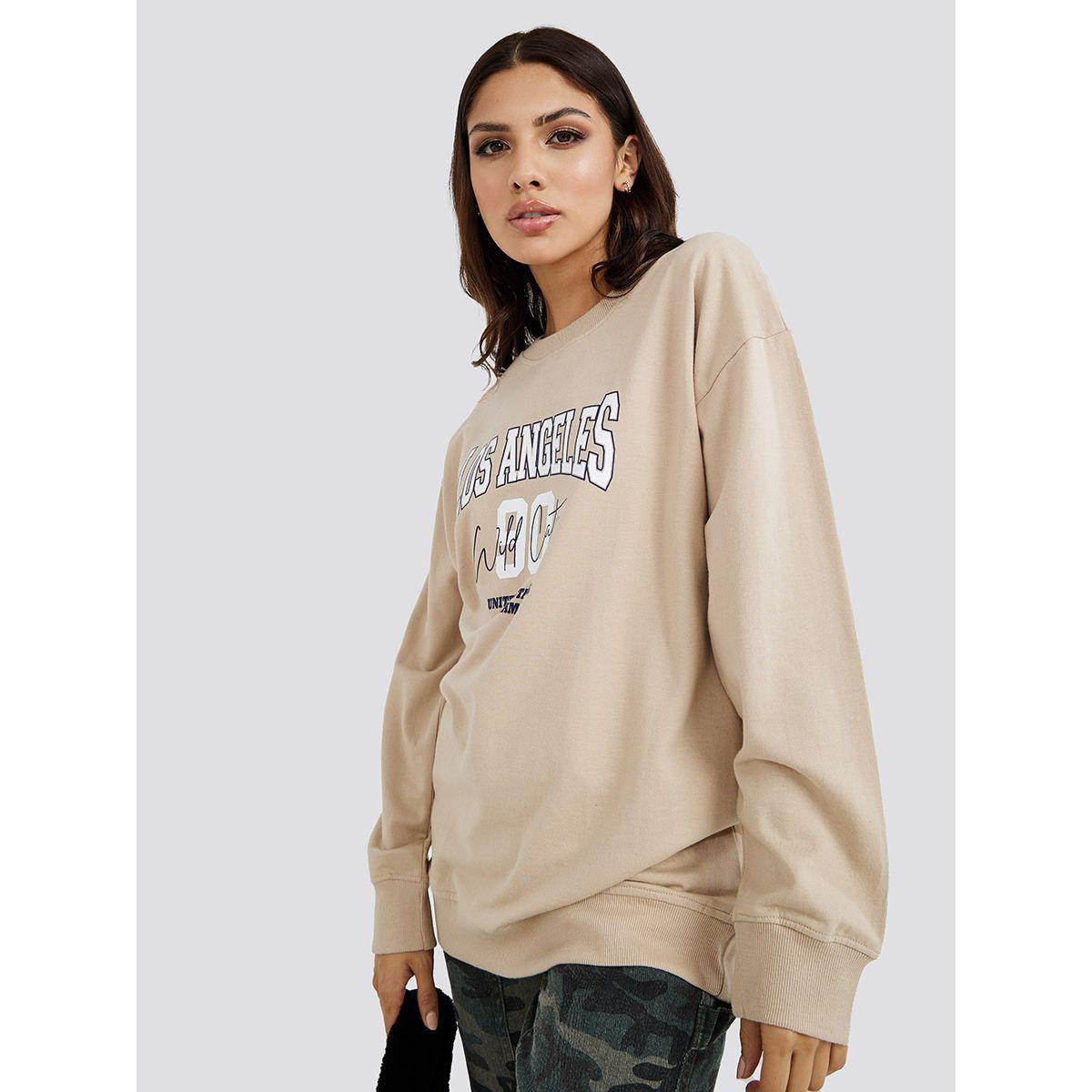 Longline sweatshirt best sale