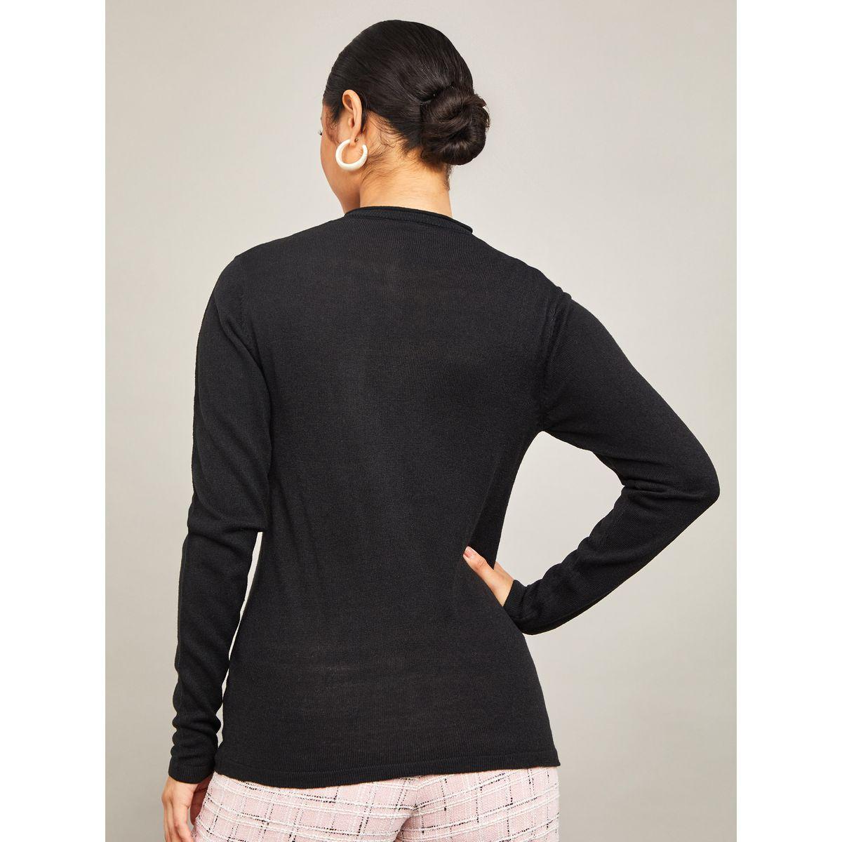 سويتر محبوك سادة مع اكمام طويلة-women-winterwear-cardigansandjumpers-jumpers-image-5