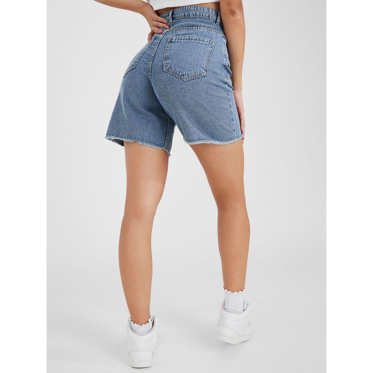 شورت دنيم بخصر عالي-women-clothing-bottoms-shorts-image-4
