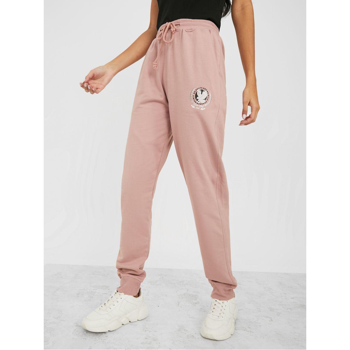 Styli Side Graphic Print Knit Jogger with Drawstring-women-clothing-bottoms-joggers-image-3