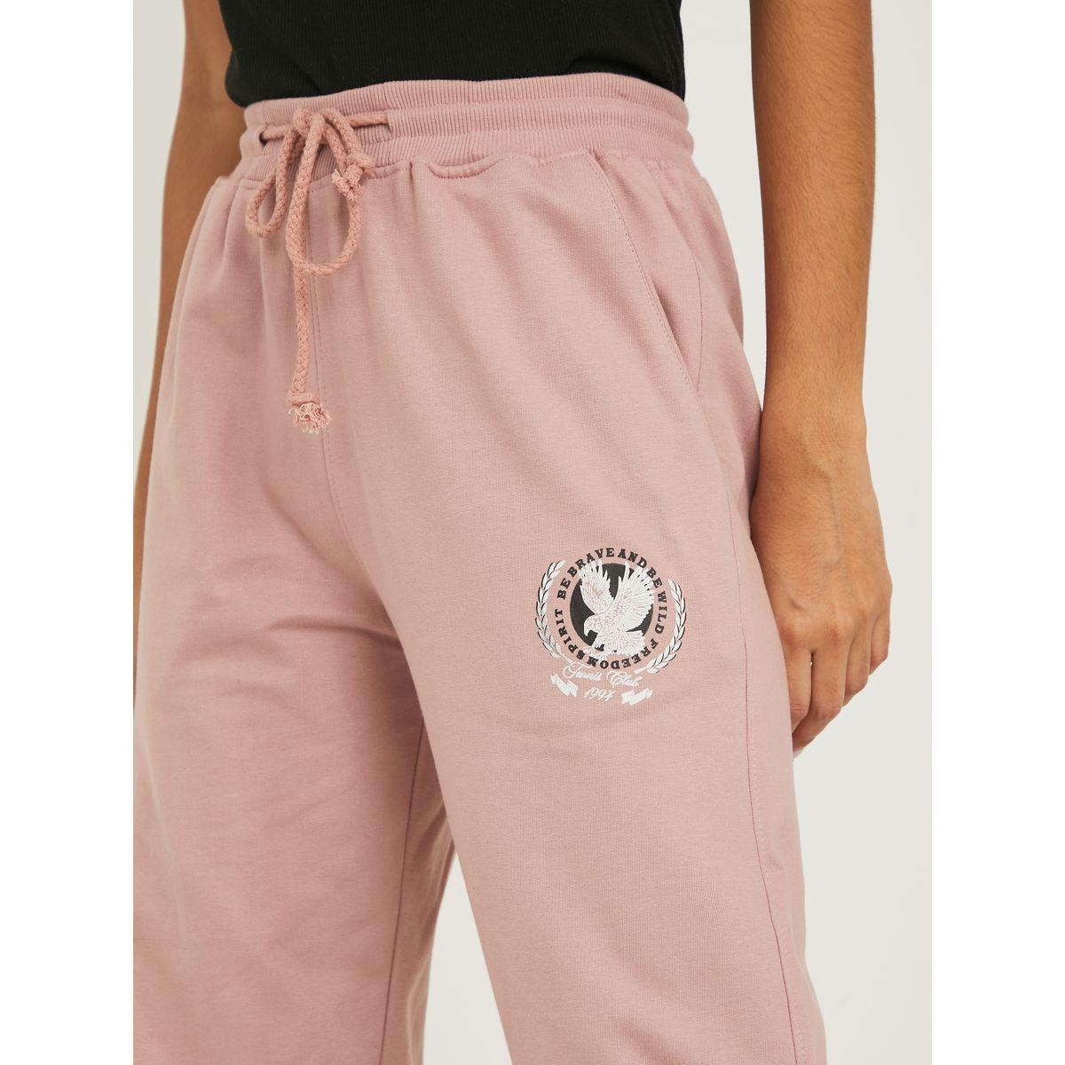 Styli Side Graphic Print Knit Jogger with Drawstring-women-clothing-bottoms-joggers-image-4