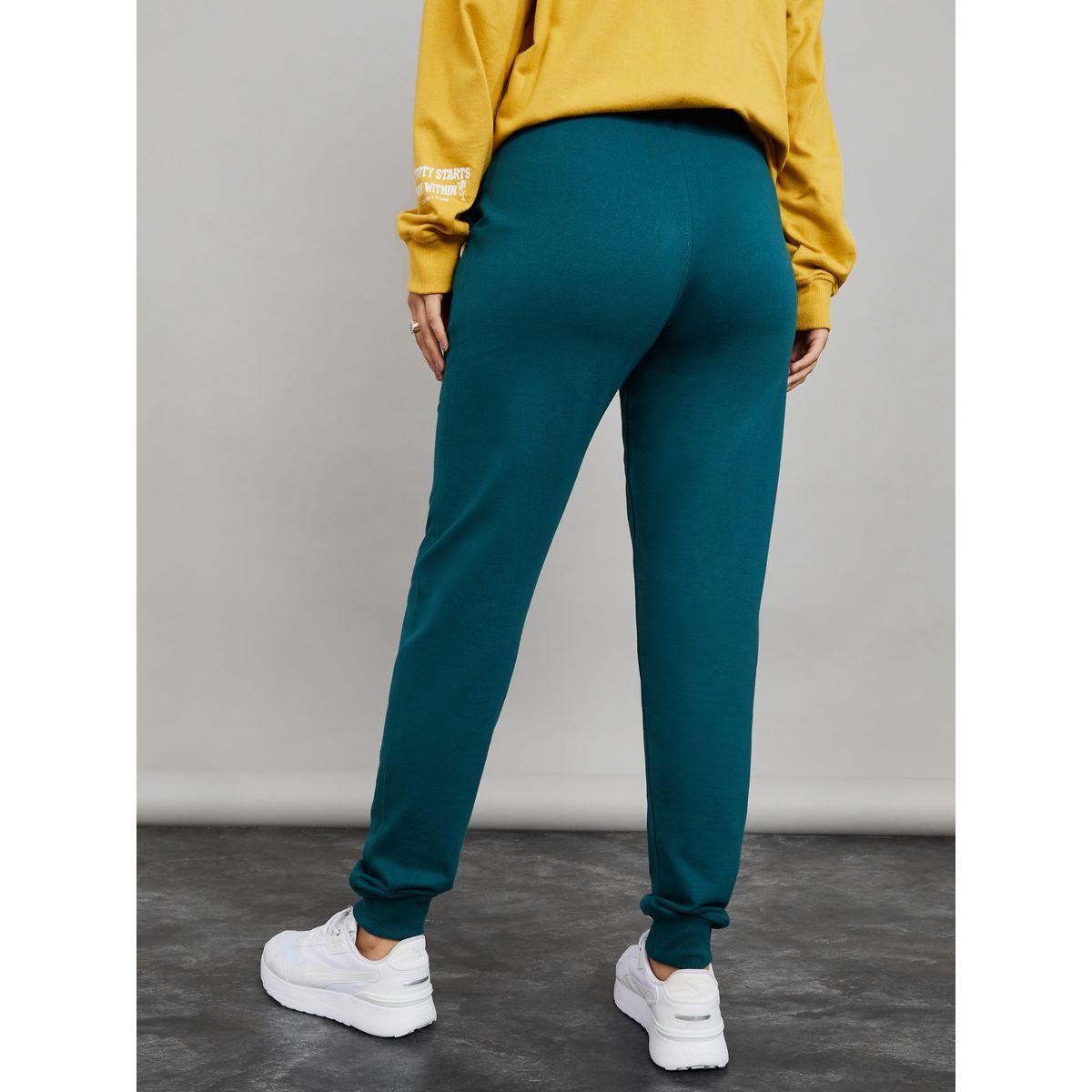 Styli Text Print Drawstring Waistband Cuffed Jogger-women-clothing-bottoms-joggers-image-4