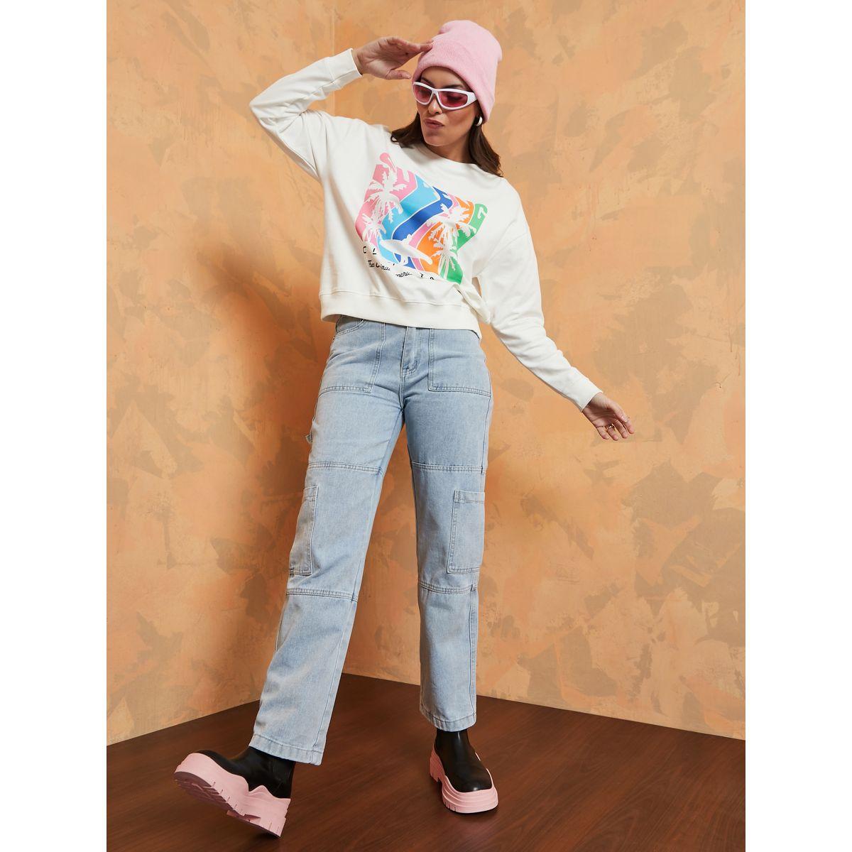 Styli Regular Length Graphic Print Regular Fit Sweatshirt-women-winterwear-hoodiesandsweatshirts-sweatshirts-image-2