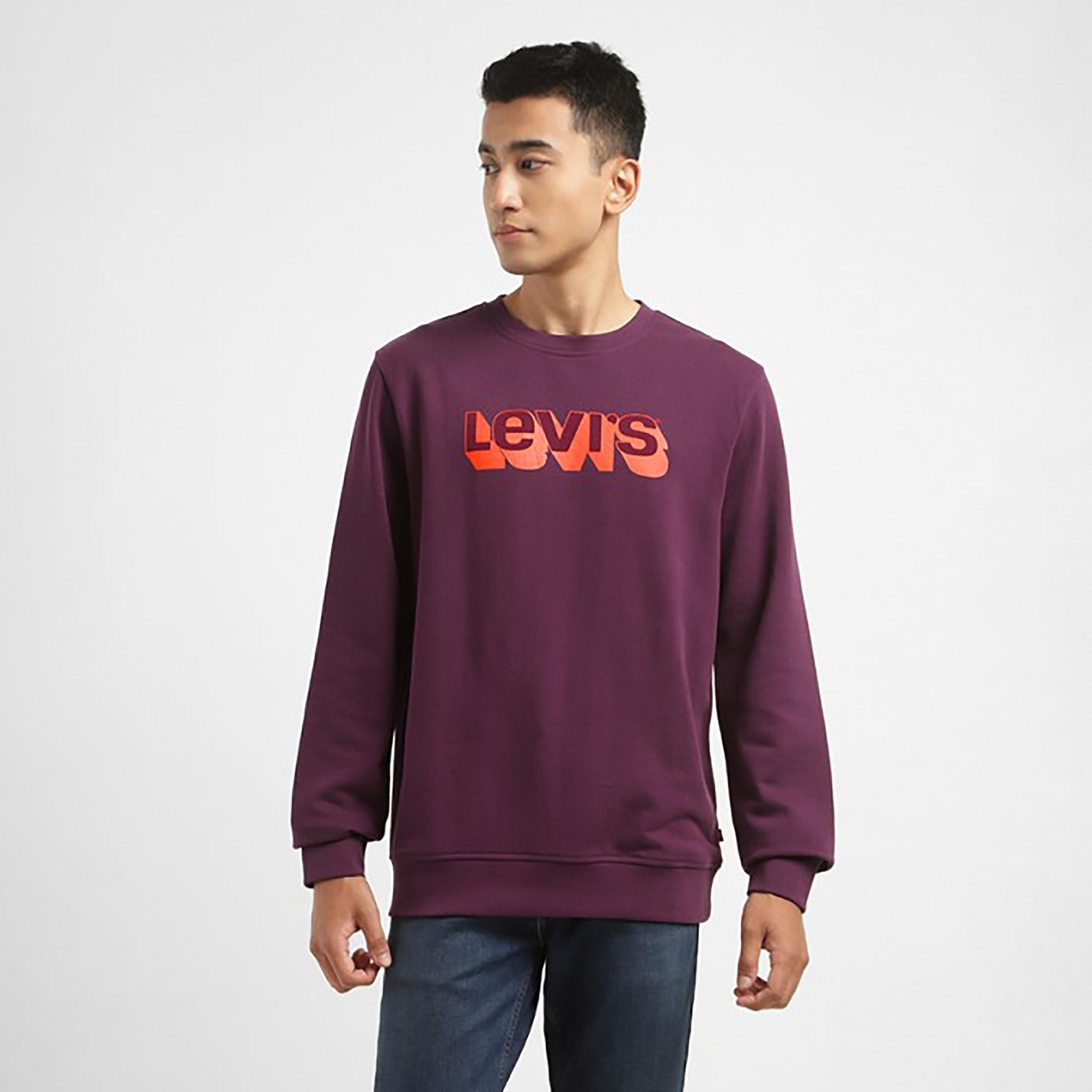 Levi's Logo Crew Neck Sweatshirt-men-clothing-hoodiesandsweatshirts-image-1