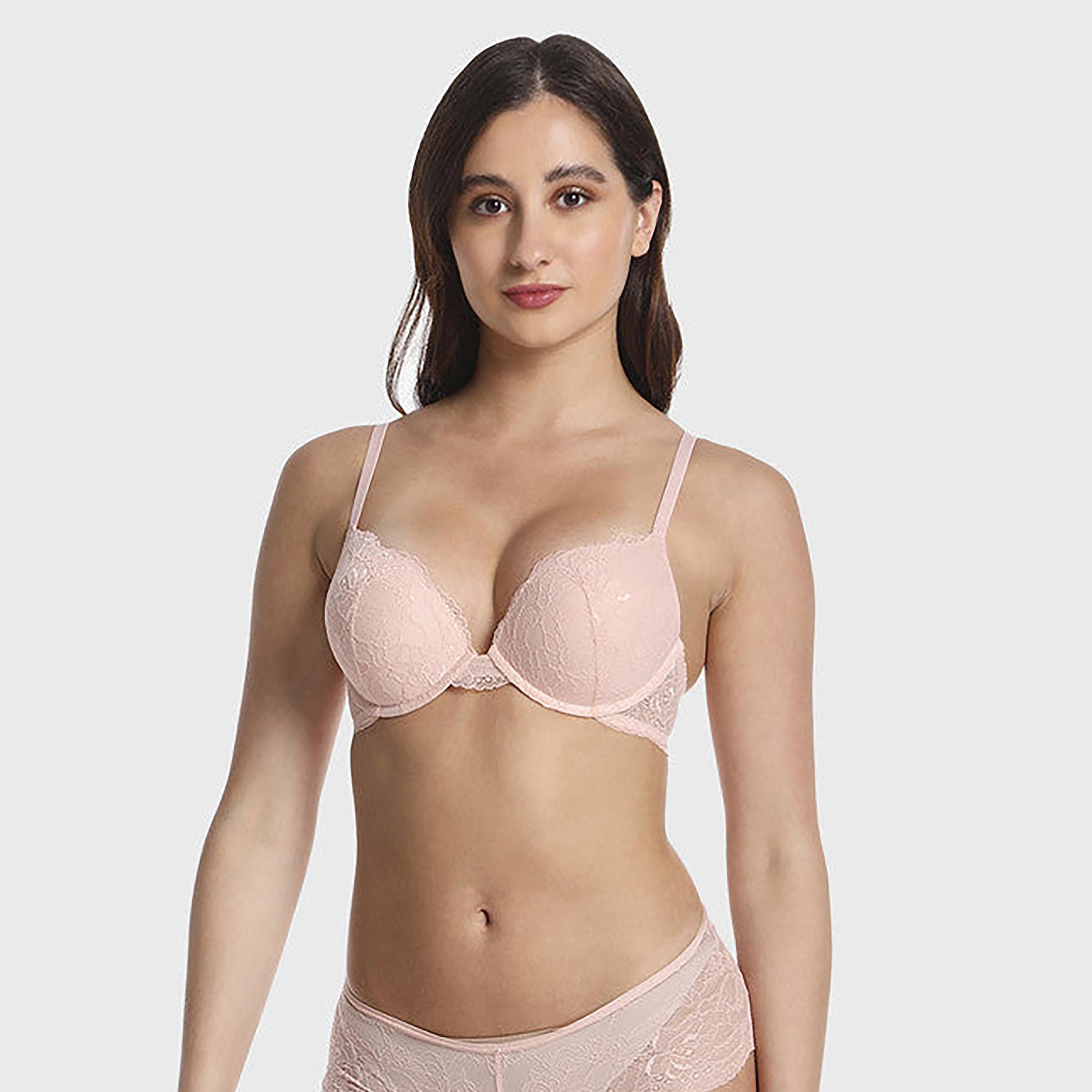 حمالة صدر نسائية وردية غير مبطنة بدون أسلاك لا سينزا-women-clothing-lingerie-bras-image-1