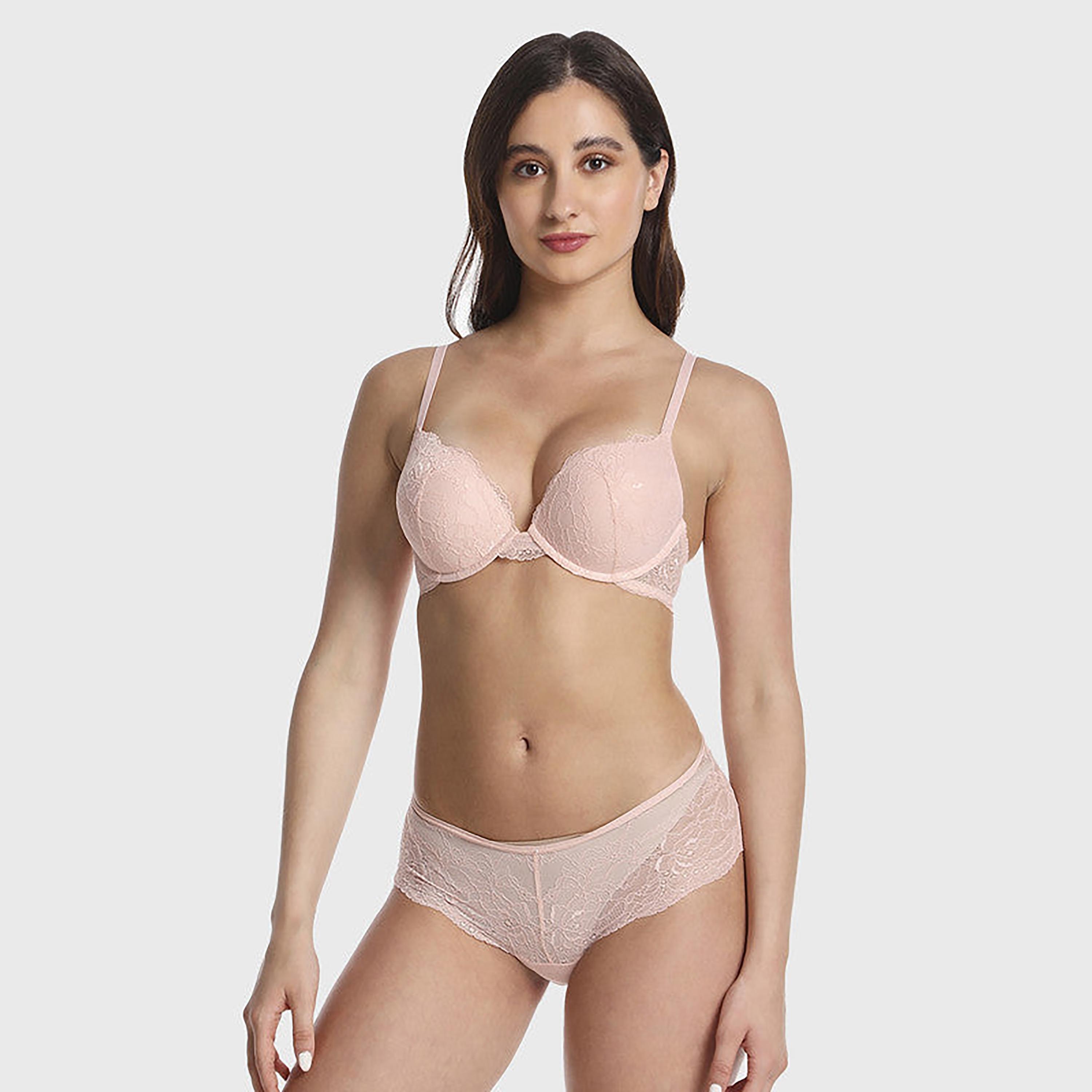 حمالة صدر نسائية وردية غير مبطنة بدون أسلاك لا سينزا-women-clothing-lingerie-bras-image-3