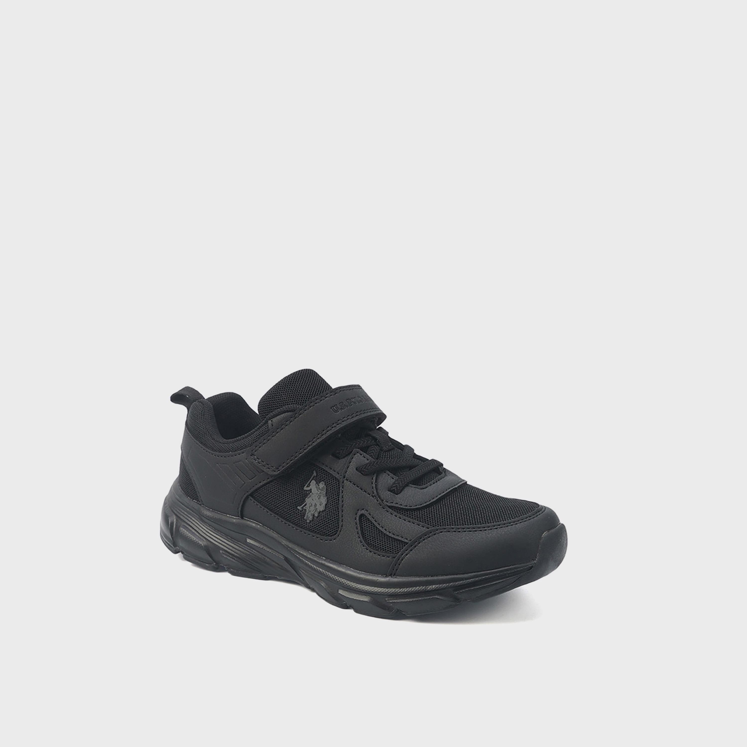 يو إس بولو أسن- حذاء  رياضي للأطفال بخطاف وحلقة | 5F-NUPI-JR-GLB-5PR-girls-shoes-sneakers-image-1