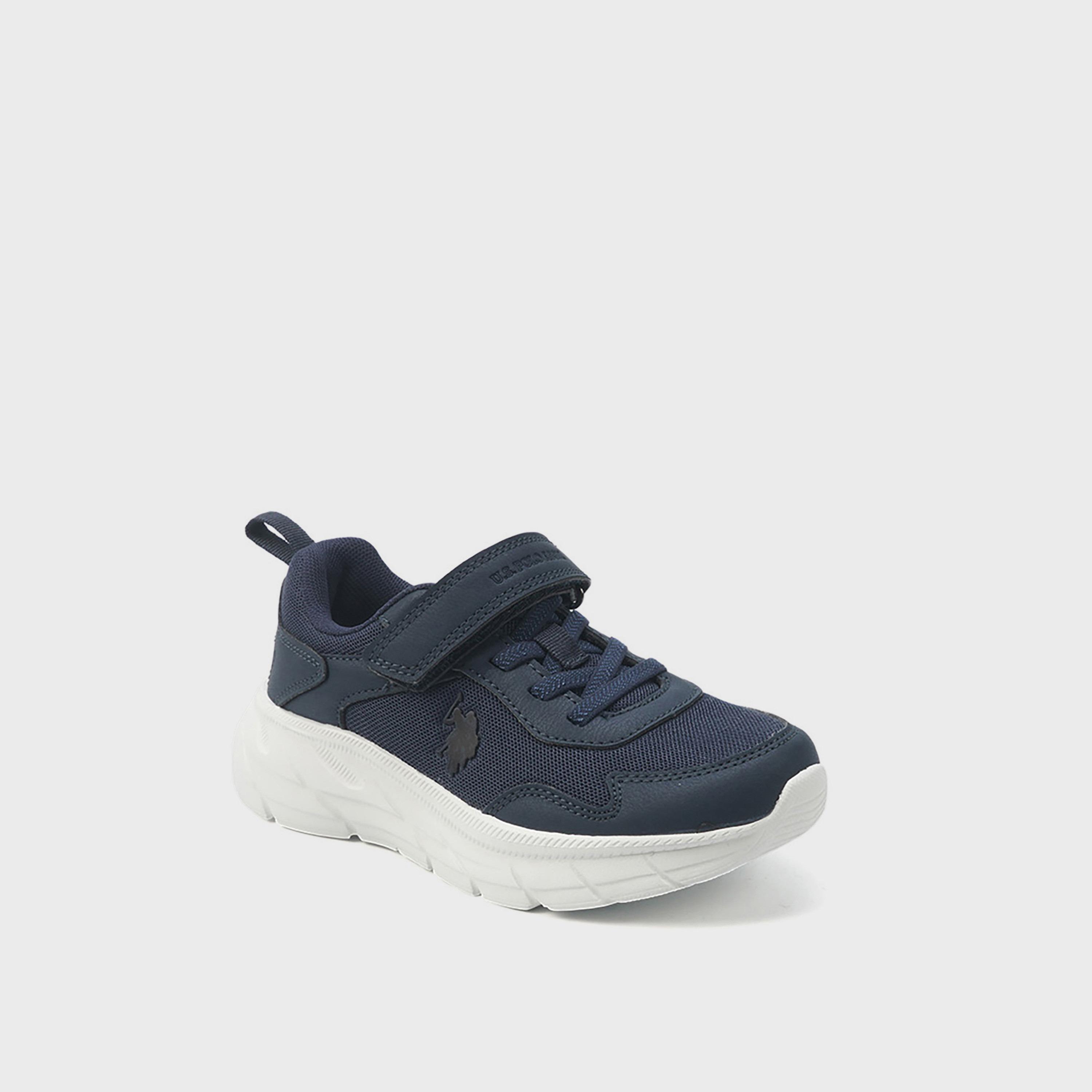 يو إس بولو أسن- حذاء  رياضي للأطفال بخطاف وحلقة | 5F-PUKE-JR-GLB-5PR-girls-shoes-sneakers-image-1