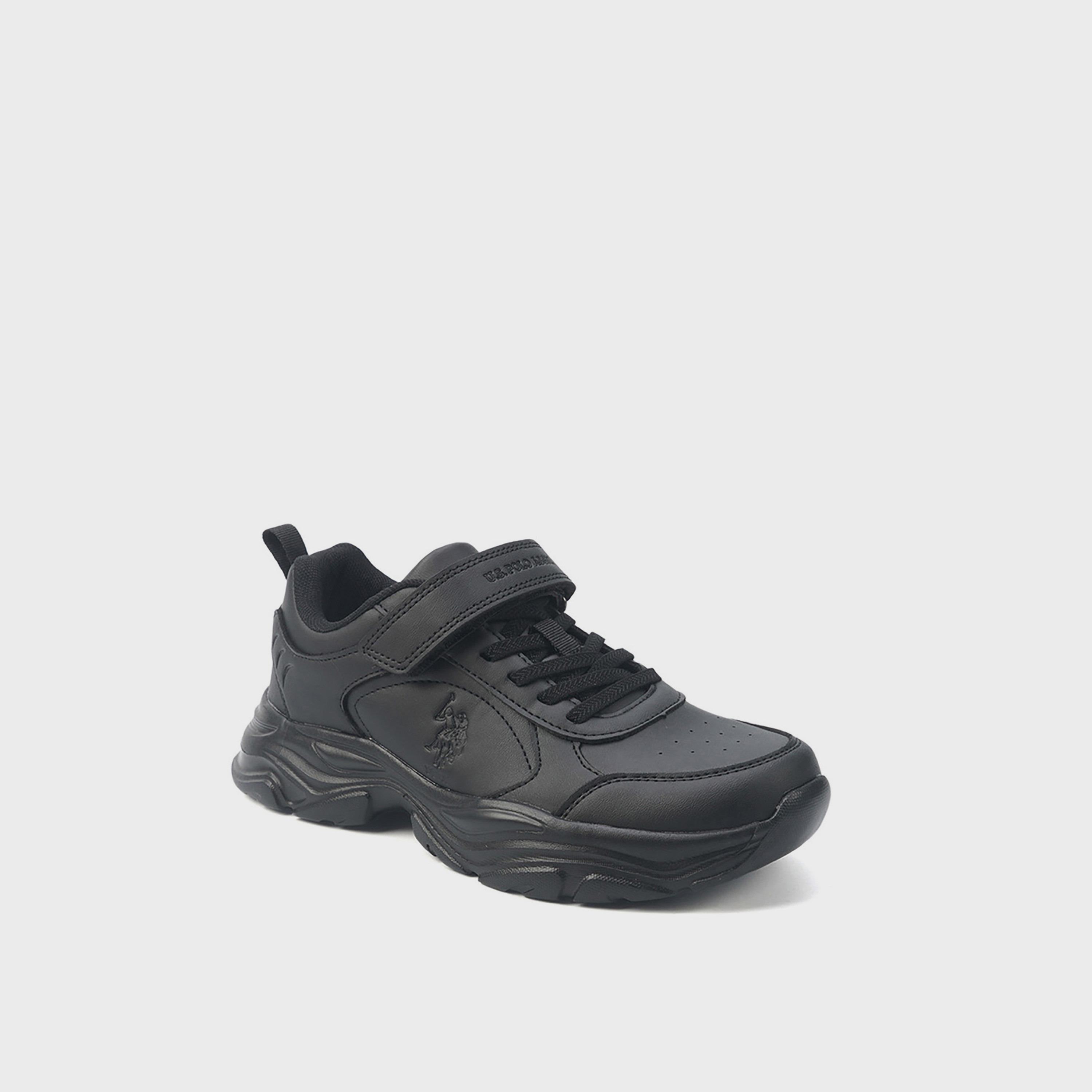 يو إس بولو أسن- حذاء  رياضي للأطفال بخطاف وحلقة | 5F-TEMAL-JR-GLB-5PR-girls-shoes-sneakers-image-1