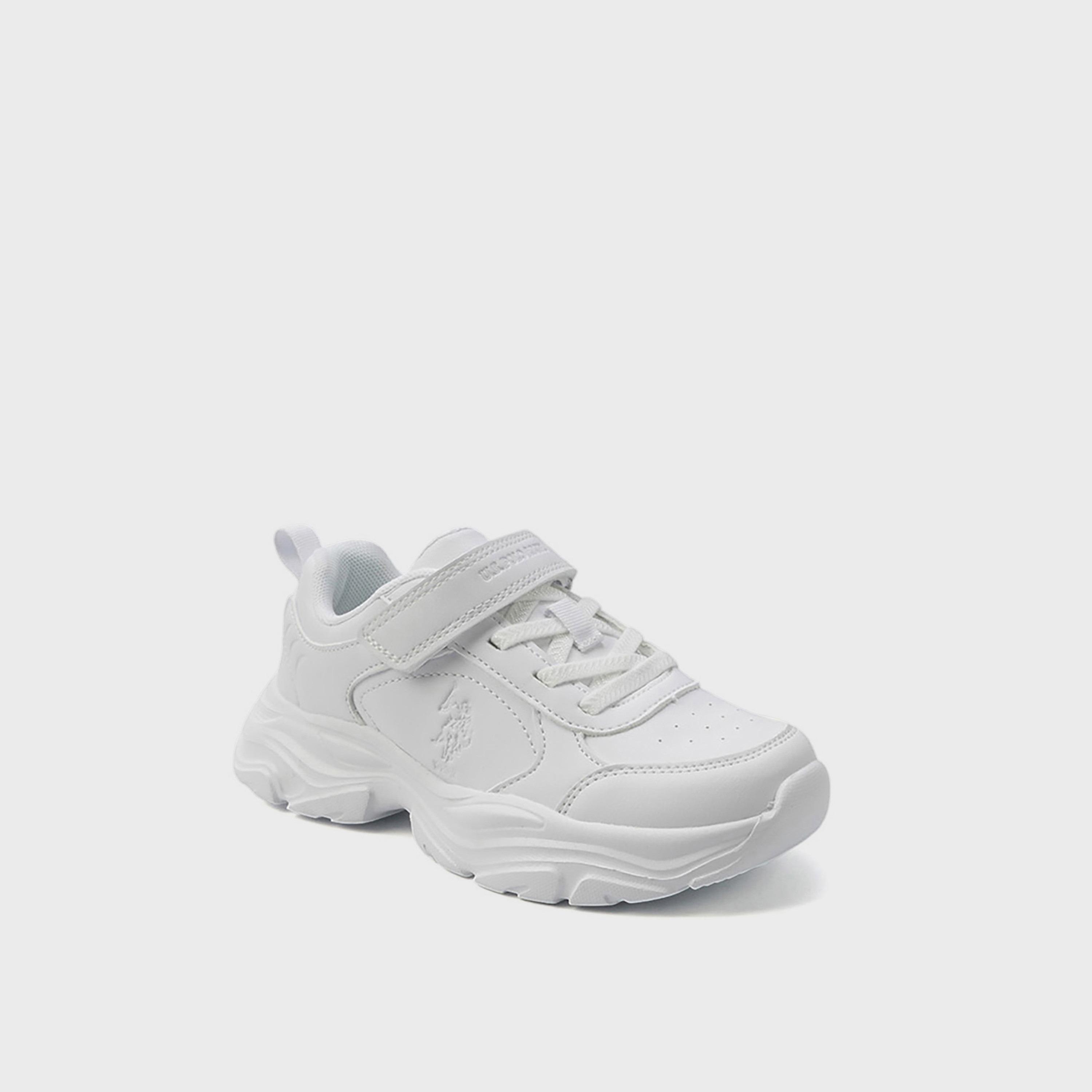 يو إس بولو أسن- حذاء  رياضي للأطفال بخطاف وحلقة | 5F-TEMAL-JR-GLB-5PR-girls-shoes-sneakers-image-1