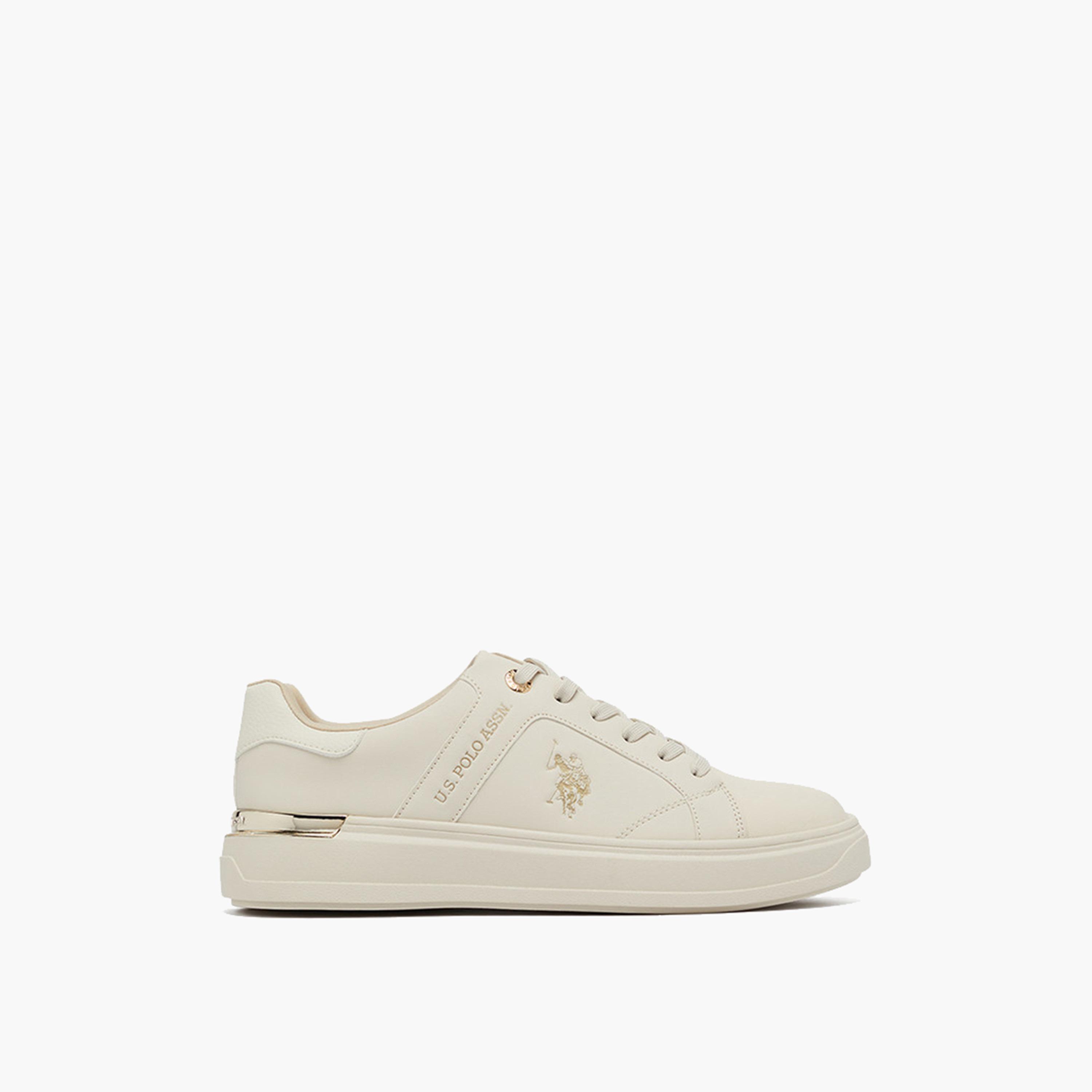 U.S. Polo Assn Women's Lace-Up 5M ALSON GLB 5FX Low Ankle Sneakers | 5M-ALSON-GLB-5FX-OD-women-shoes-sneakers-image-3