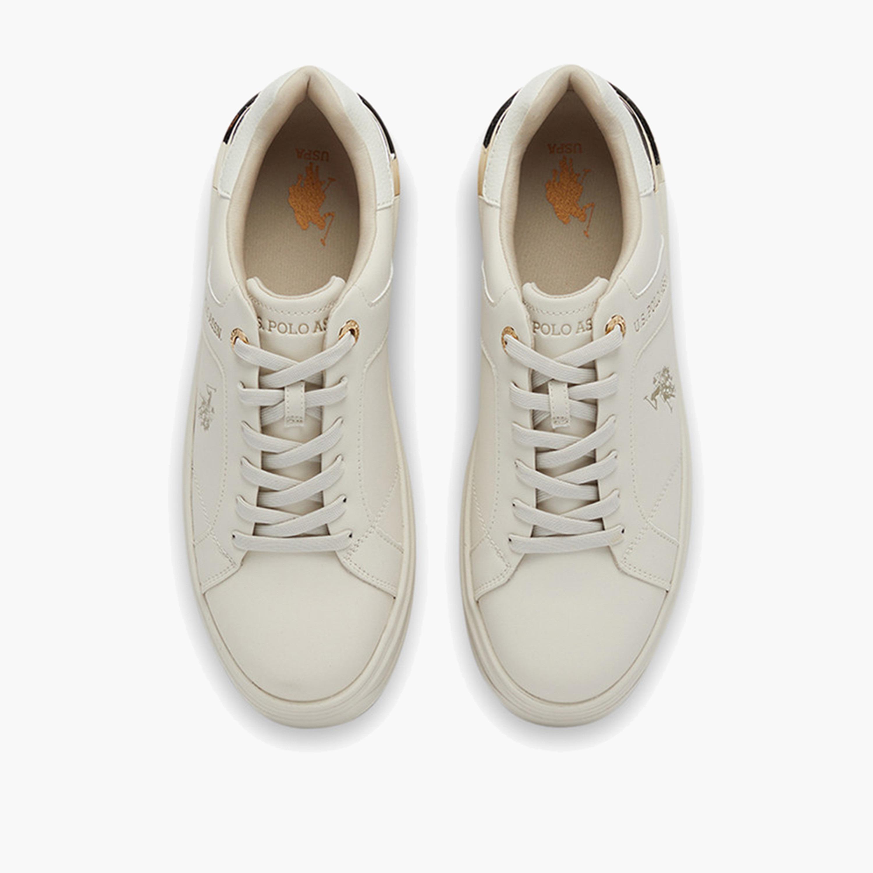 U.S. Polo Assn Women's Lace-Up 5M ALSON GLB 5FX Low Ankle Sneakers | 5M-ALSON-GLB-5FX-OD-women-shoes-sneakers-image-4