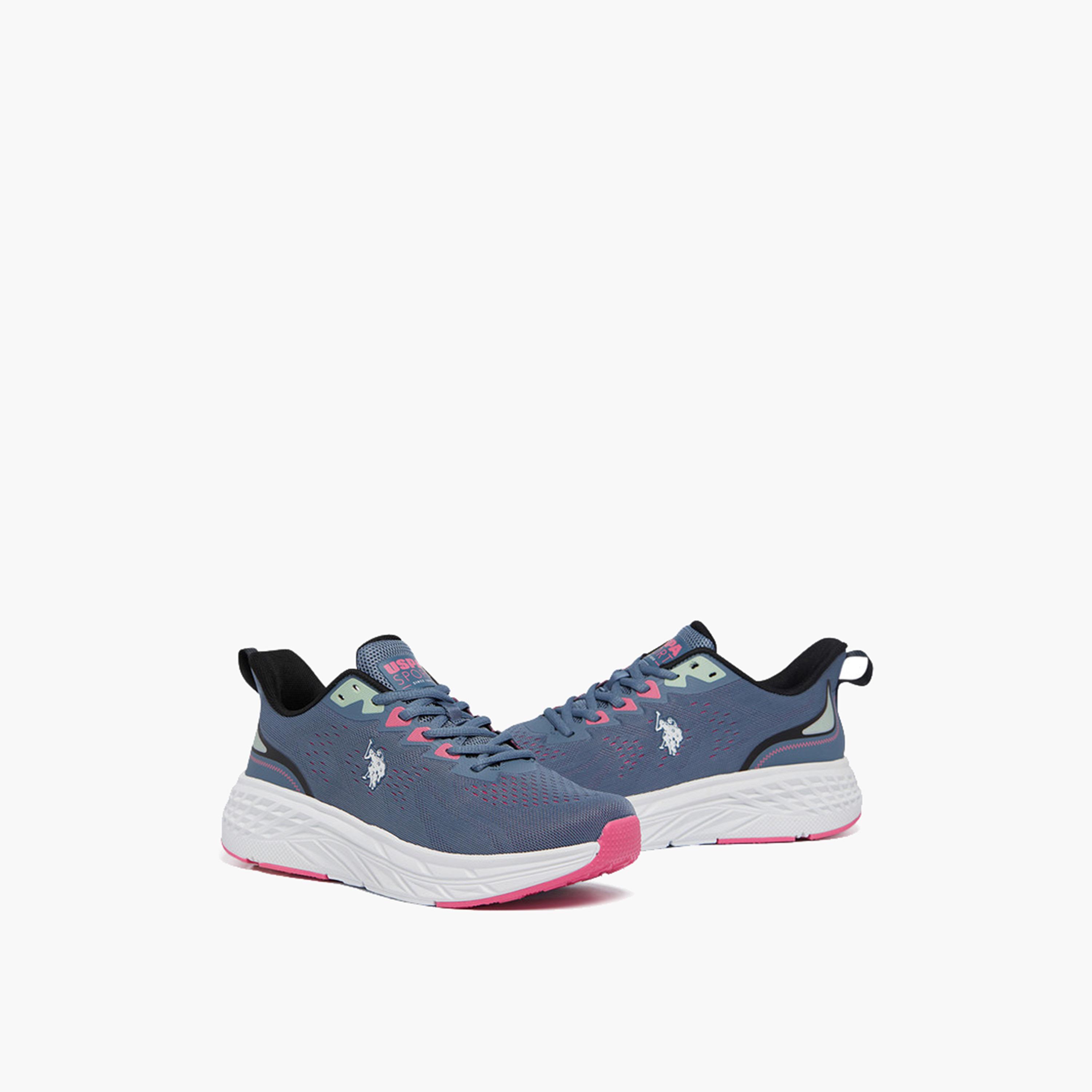 U.S. Polo Assn Women's Lace-Up 5M CORA GLB 5FX Low Ankle Sneakers | 5M-CORA-GLB-5FX-OD-women-shoes-sneakers-image-2