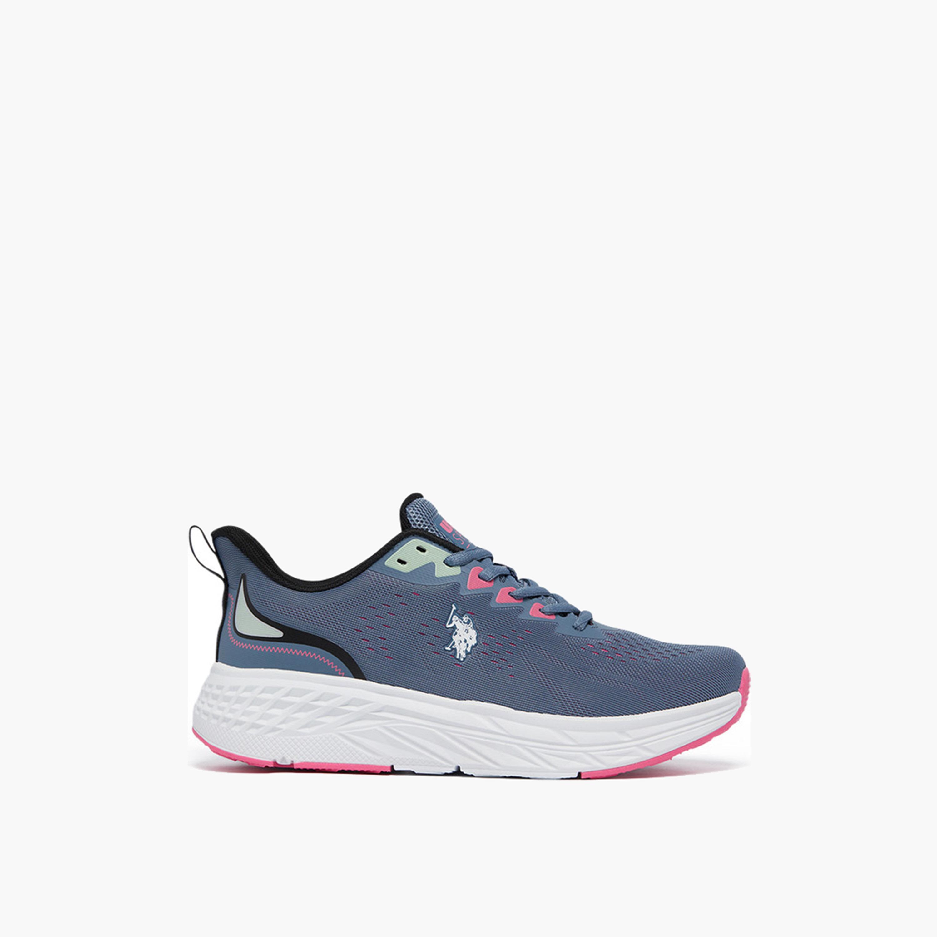 U.S. Polo Assn Women's Lace-Up 5M CORA GLB 5FX Low Ankle Sneakers | 5M-CORA-GLB-5FX-OD-women-shoes-sneakers-image-3