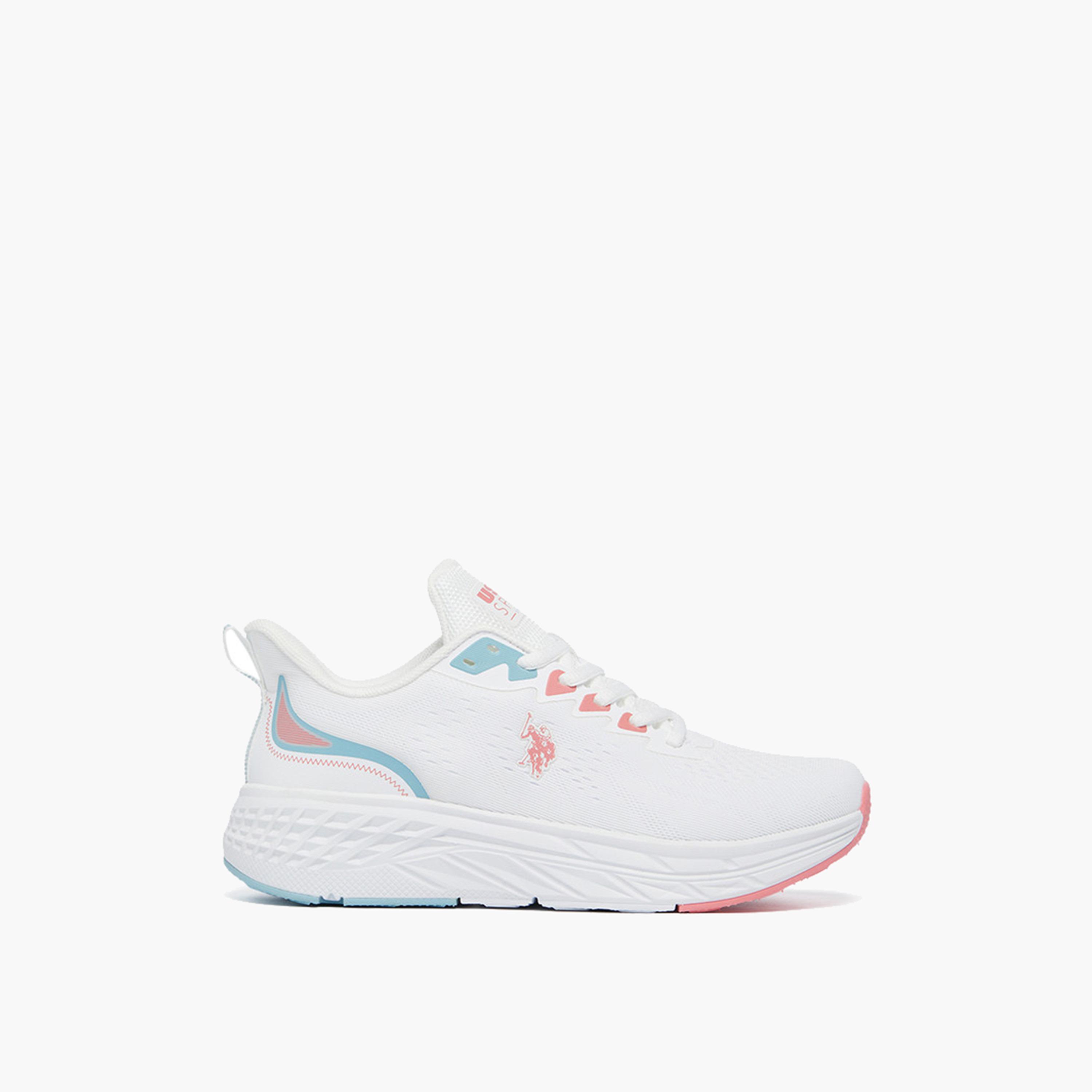 U.S. Polo Assn Women's Lace-Up 5M CORA GLB 5FX Low Ankle Sneakers | 5M-CORA-GLB-5FX-OD-women-shoes-sneakers-image-3