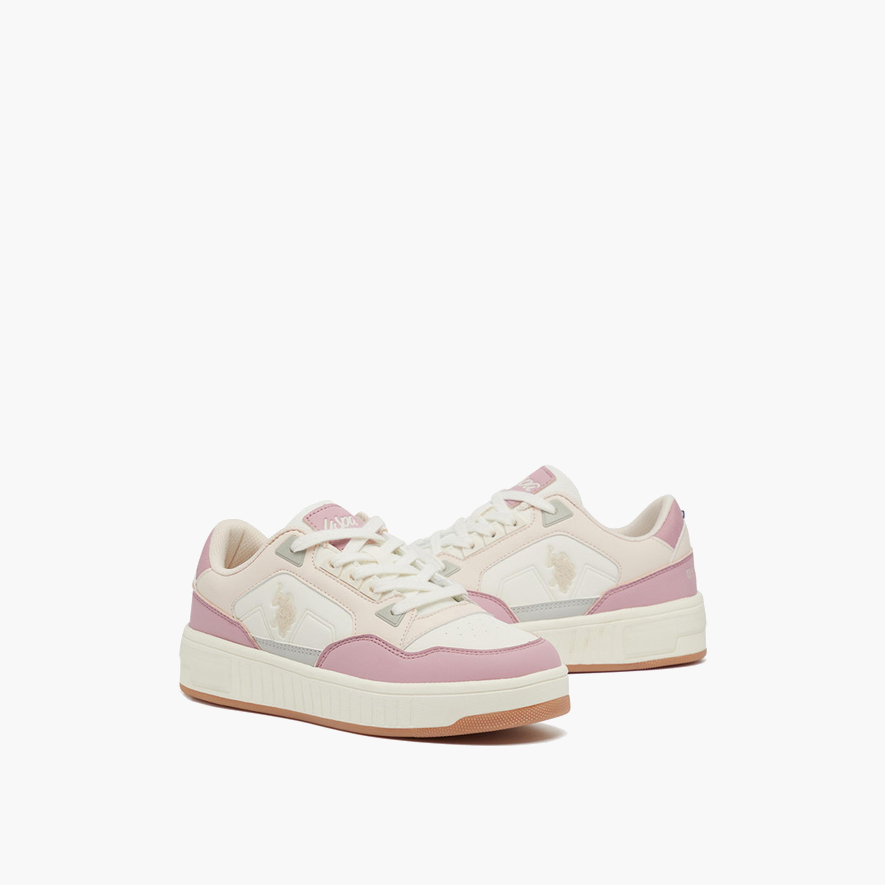 U.S. Polo Assn Women's Lace-Up 5M CYPHER GLB 5FX Low Ankle Sneakers | 5M-CYPHER-GLB-5FX-OD-women-shoes-sneakers-image-2