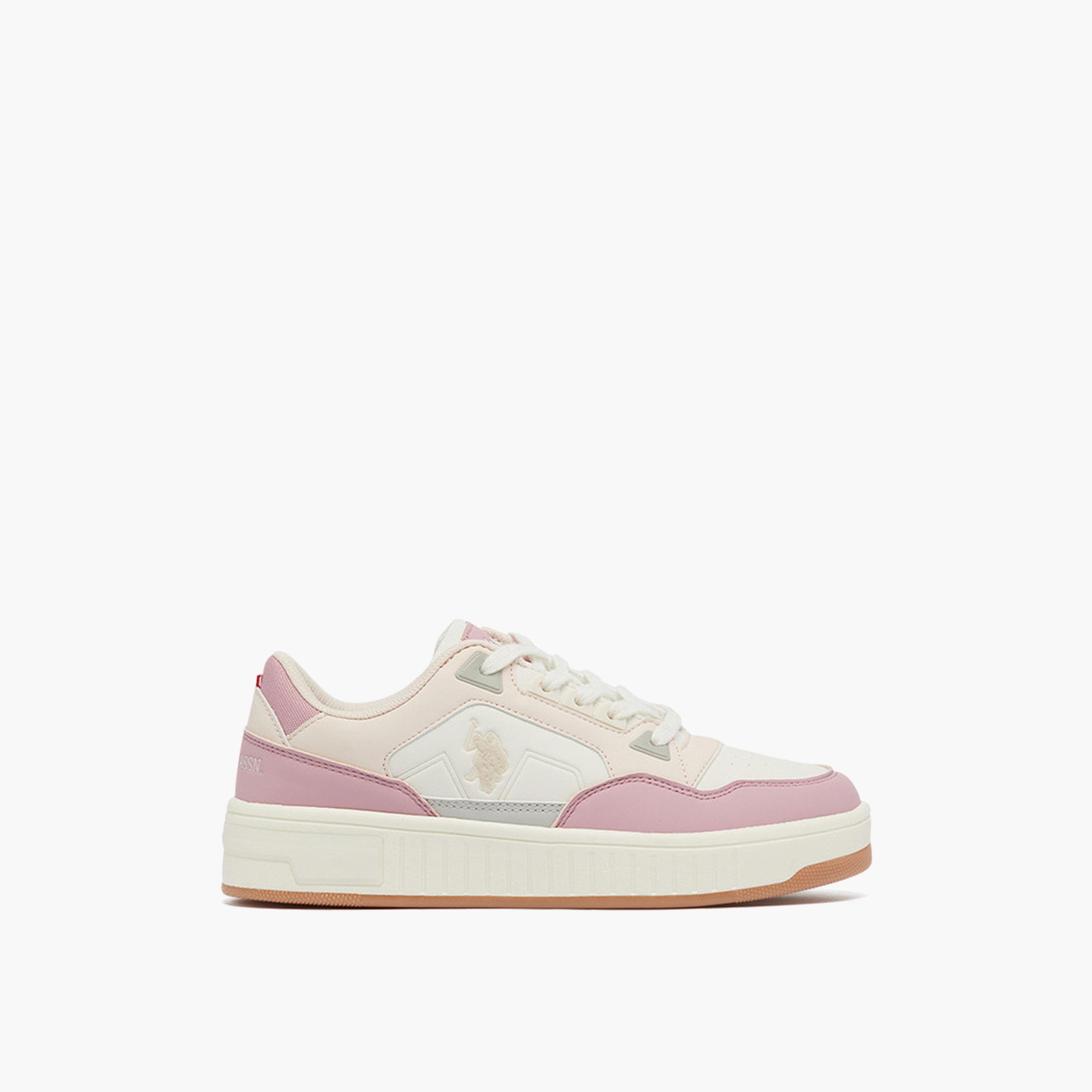 U.S. Polo Assn Women's Lace-Up 5M CYPHER GLB 5FX Low Ankle Sneakers | 5M-CYPHER-GLB-5FX-OD-women-shoes-sneakers-image-3